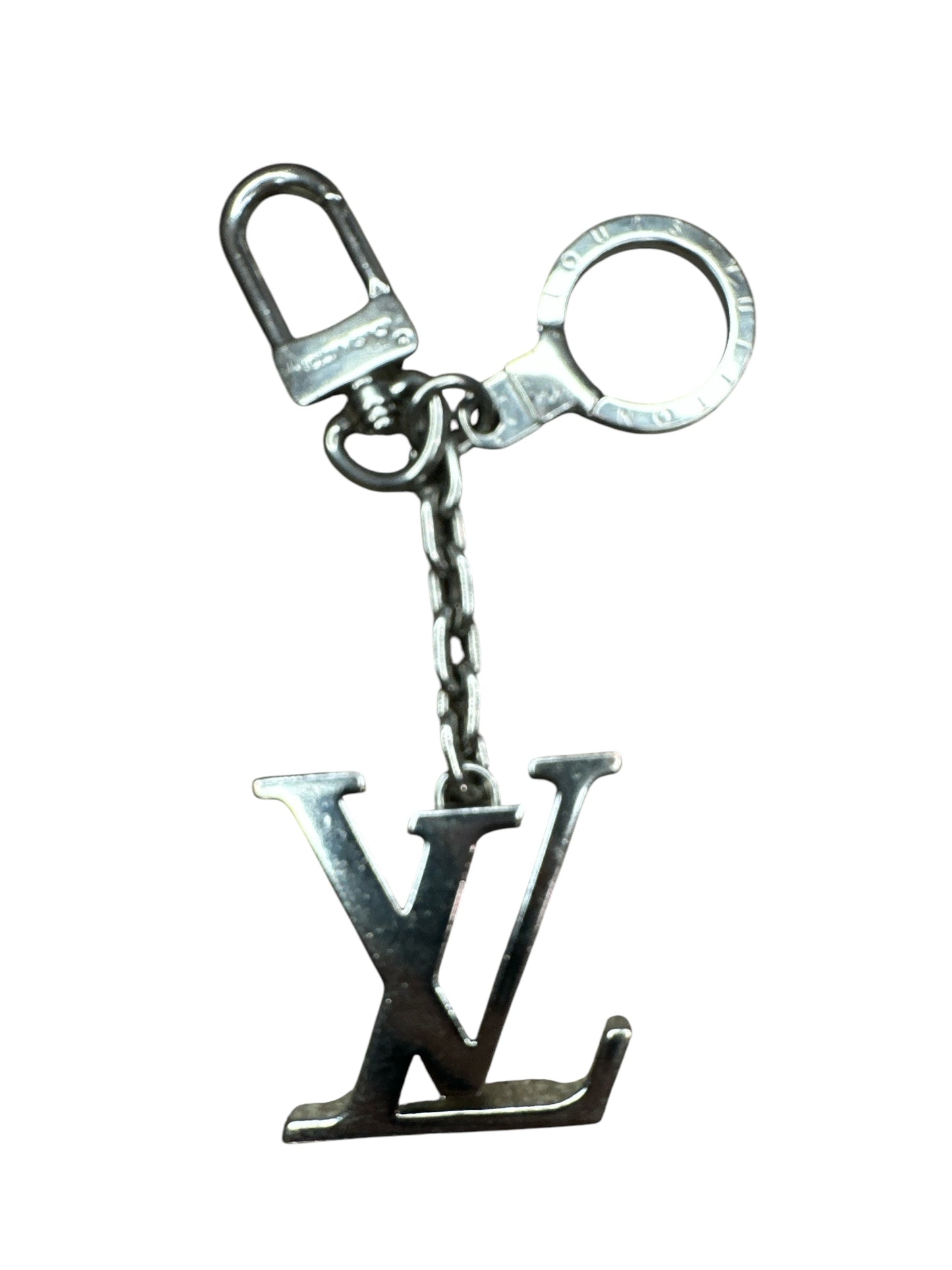 Louis Vuitton LV Silver Bag Charm Keychain - Clairely Amazing
