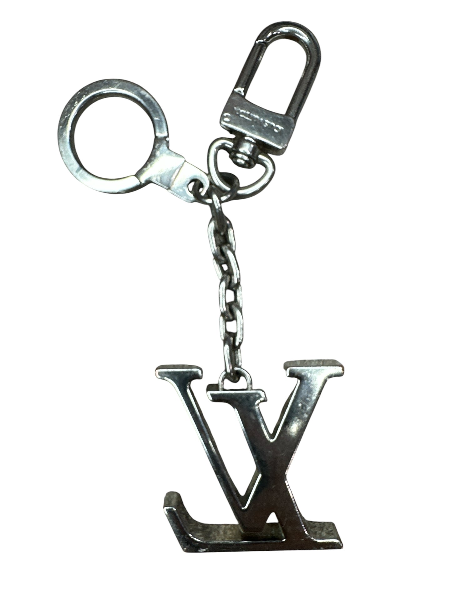 Louis Vuitton LV Silver Bag Charm Keychain - Clairely Amazing