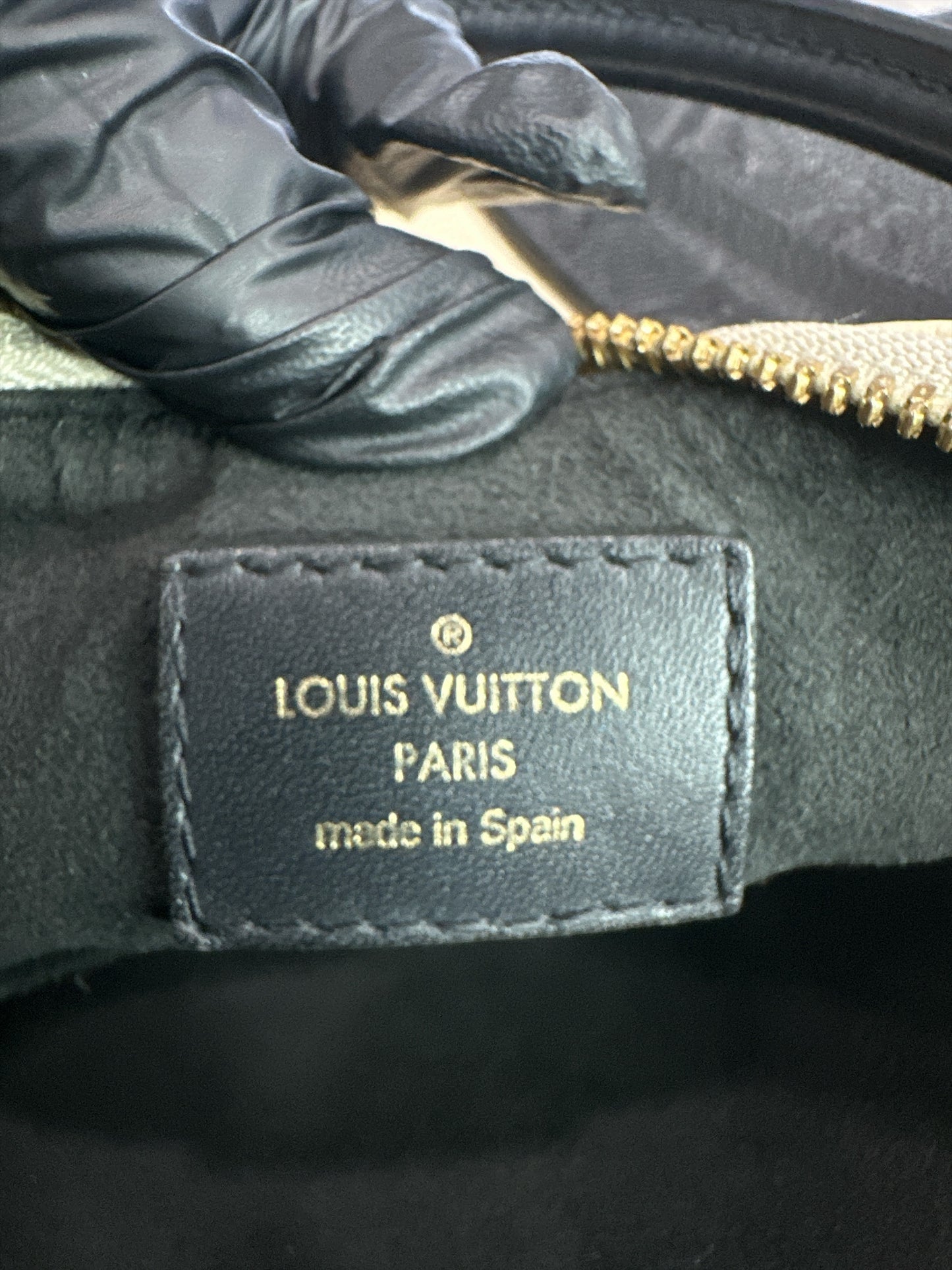 Louis Vuitton Empreinte V Tote BB Black Creme - Clairely Amazing
