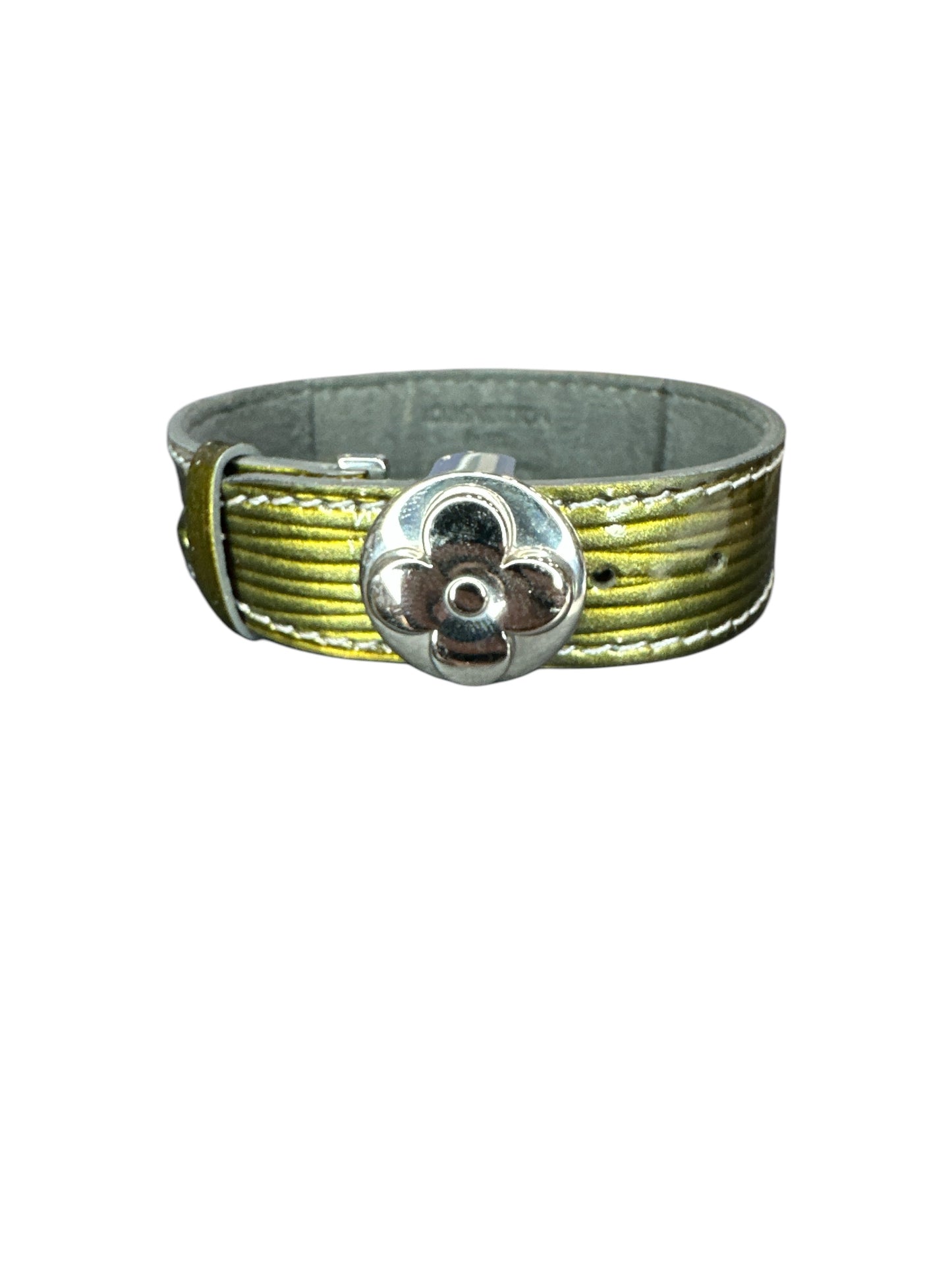 Louis Vuitton Olive Epi Leather Wish Bracelet - Clairely Amazing