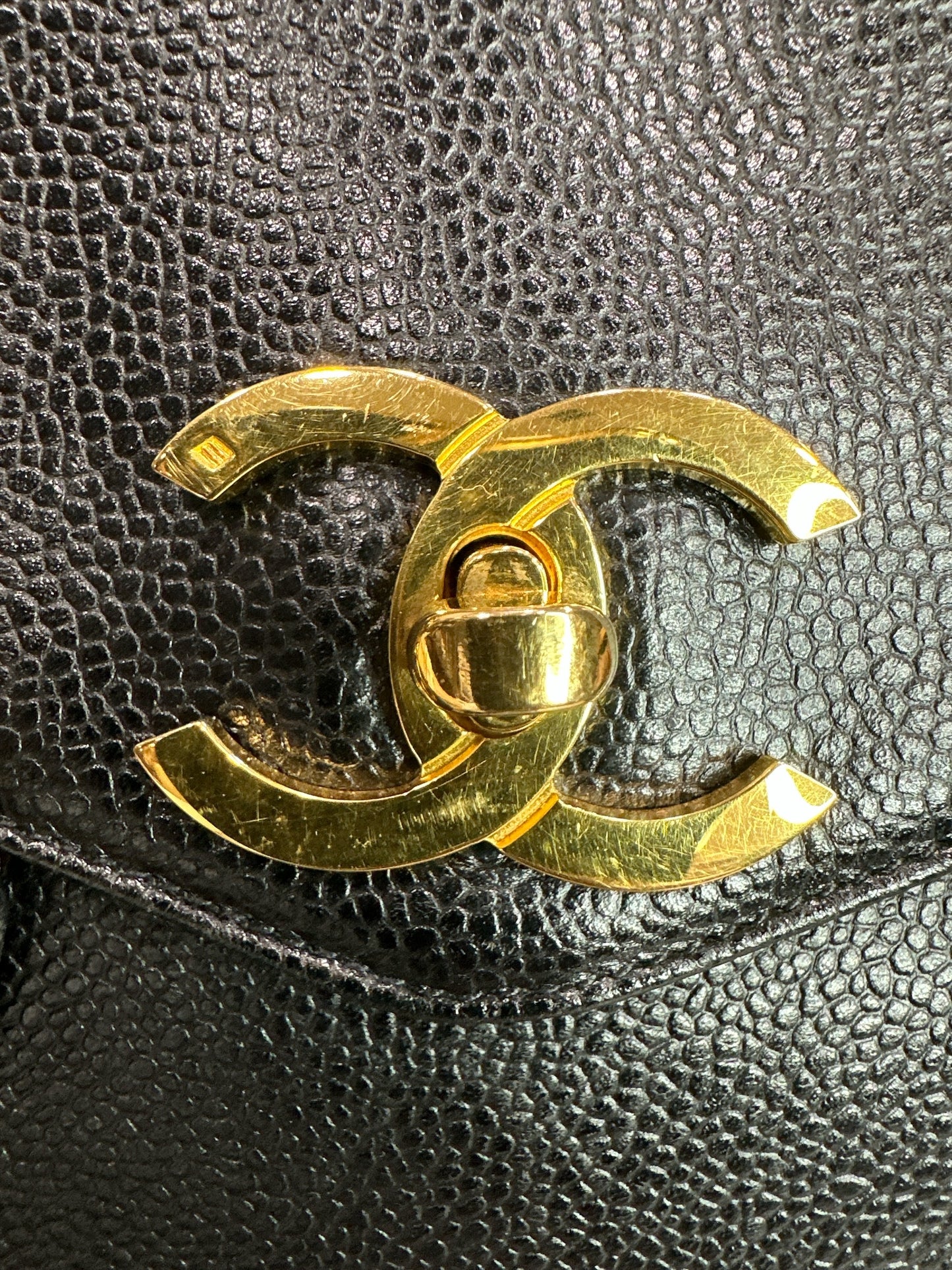 Chanel Caviar CC Shopper Tote - Clairely Amazing