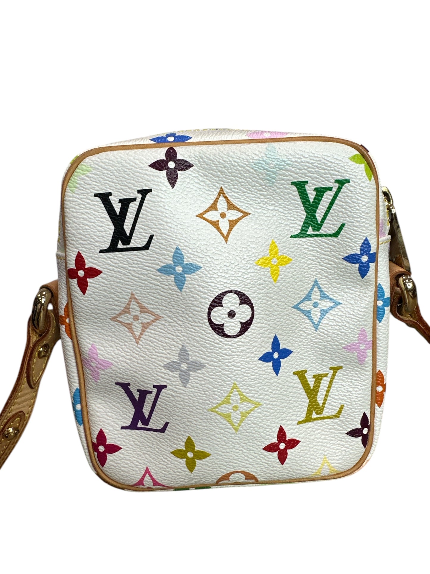 Louis Vuitton Rift Crossbody White Multicolor Takashi Murakami Limited Edition - Clairely Amazing