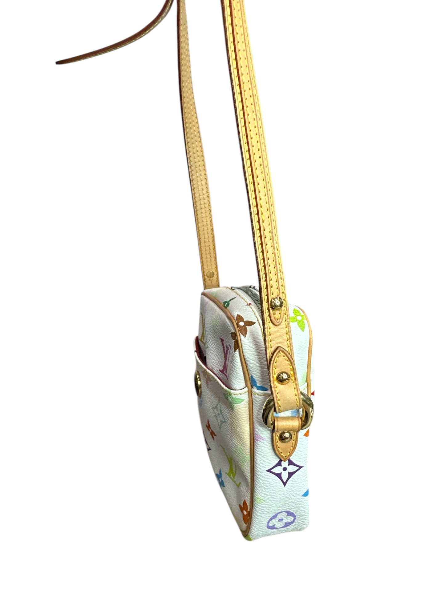 Louis Vuitton Rift Crossbody White Multicolor Takashi Murakami Limited Edition - Clairely Amazing