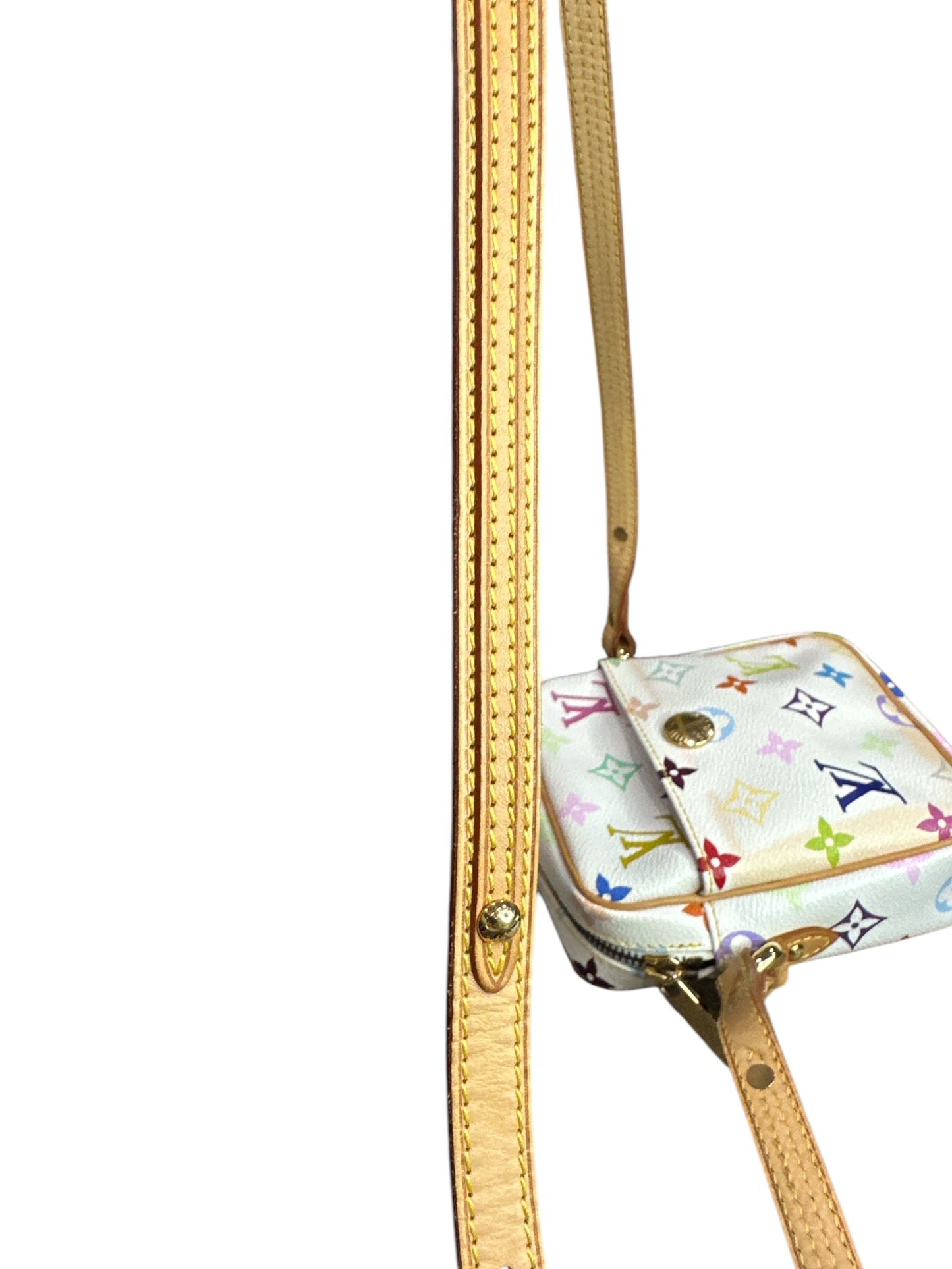 Louis Vuitton Rift Crossbody White Multicolor Takashi Murakami Limited Edition - Clairely Amazing