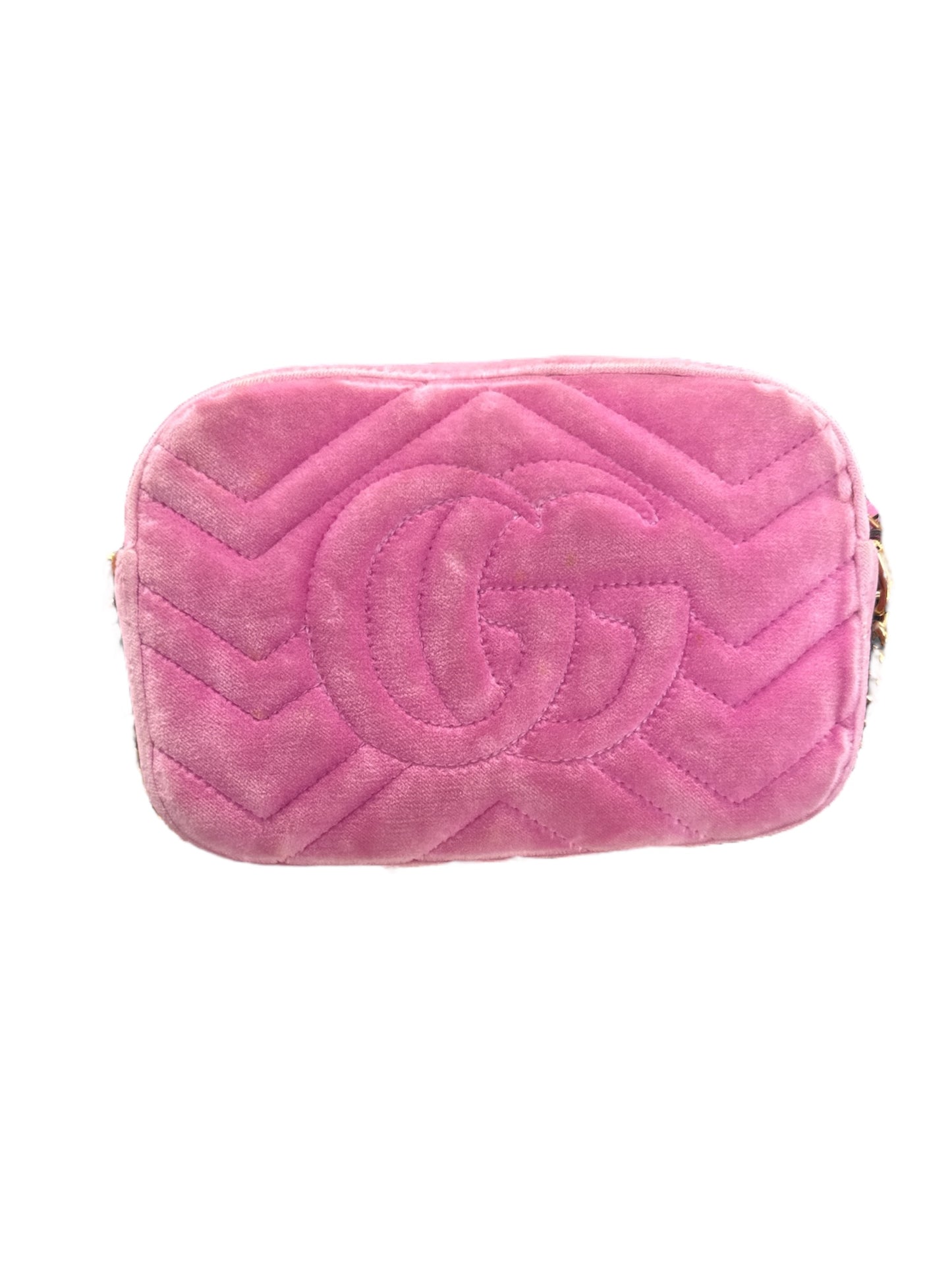 Gucci
Velvet Mini GG Marmont Marquise Crystals Matelasse Shoulder Bag - Clairely Amazing