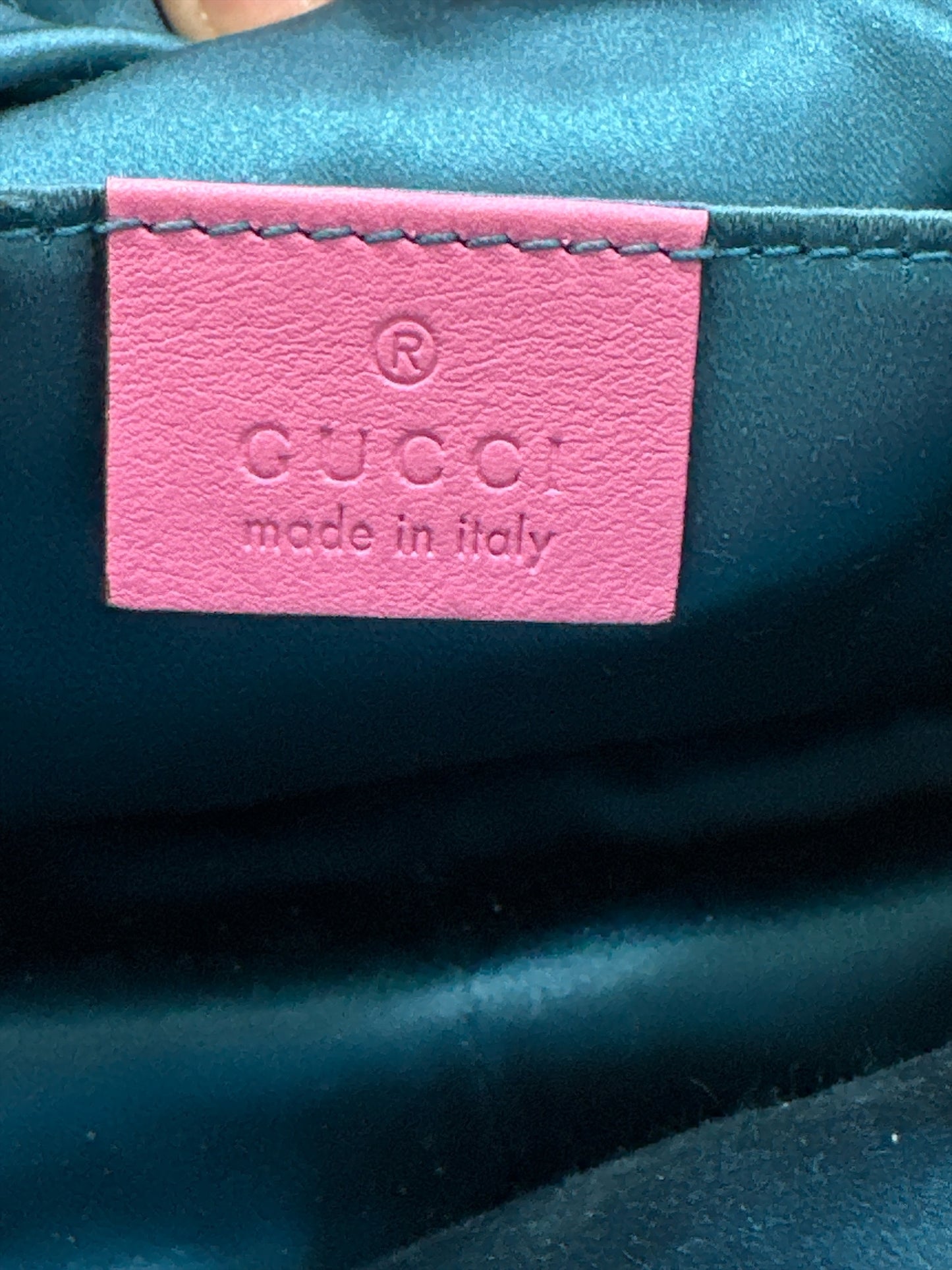 Gucci
Velvet Mini GG Marmont Marquise Crystals Matelasse Shoulder Bag - Clairely Amazing