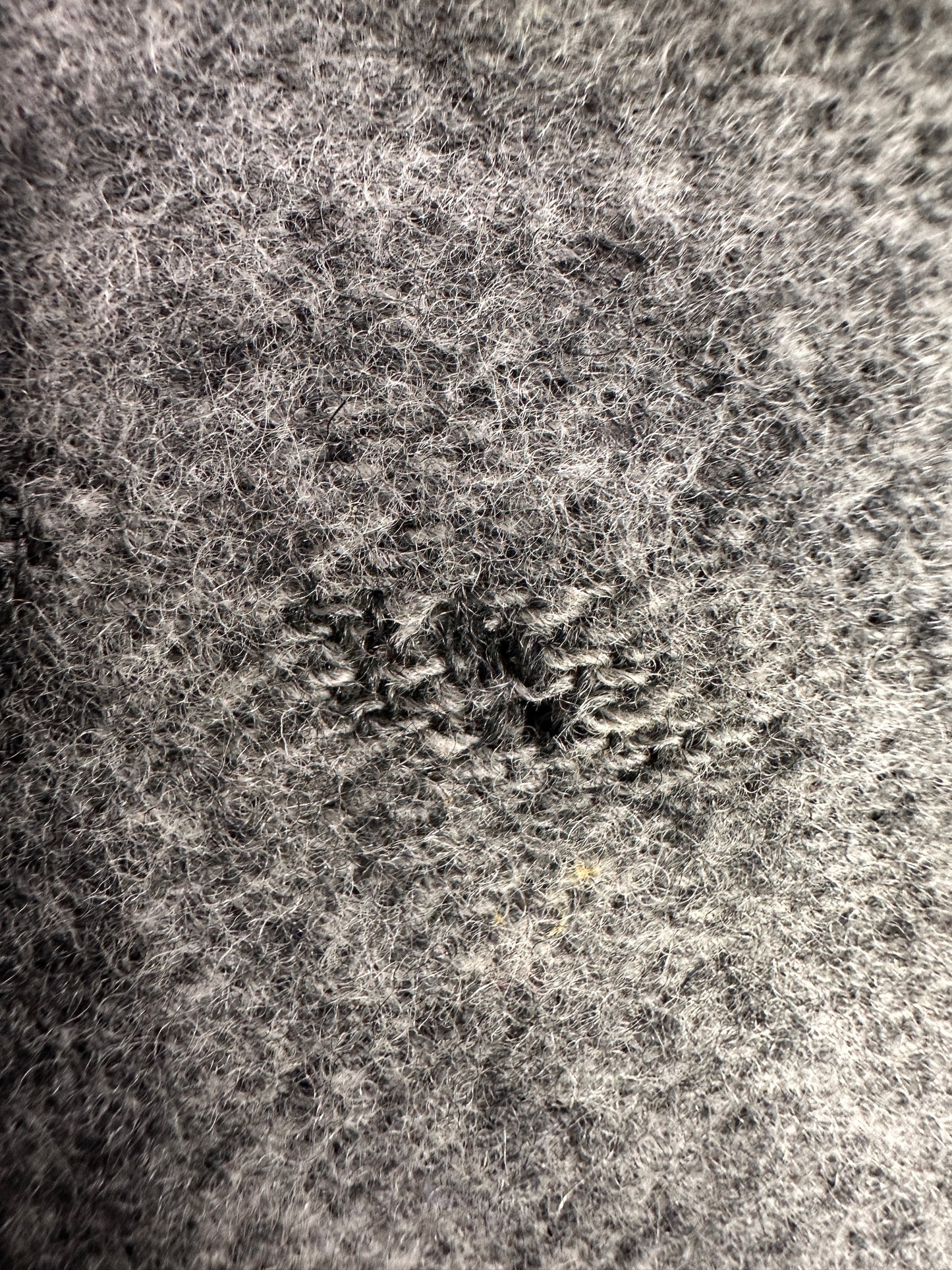 Fendi Gray Wool Scarf