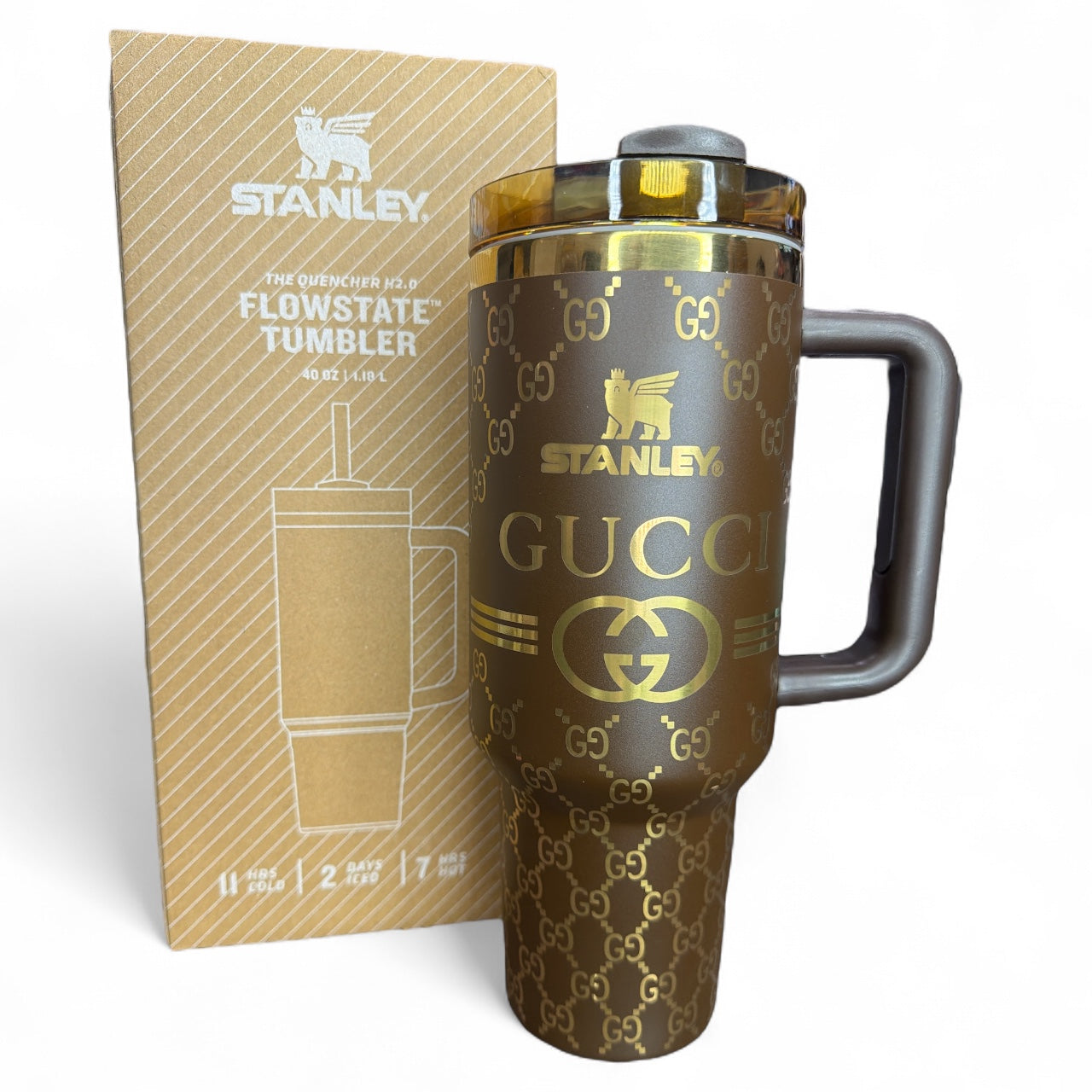 Fashion 40oz Tumbler with Handle