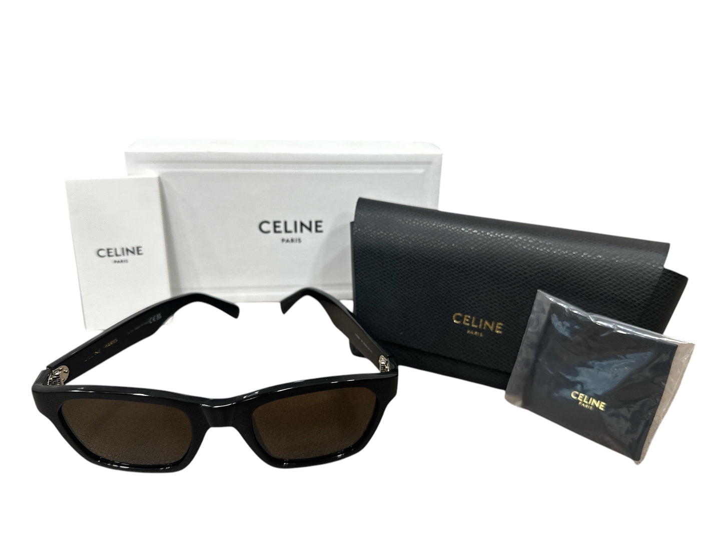 CELINE Bold 3 Dots Square Sunglasses - Clairely Amazing