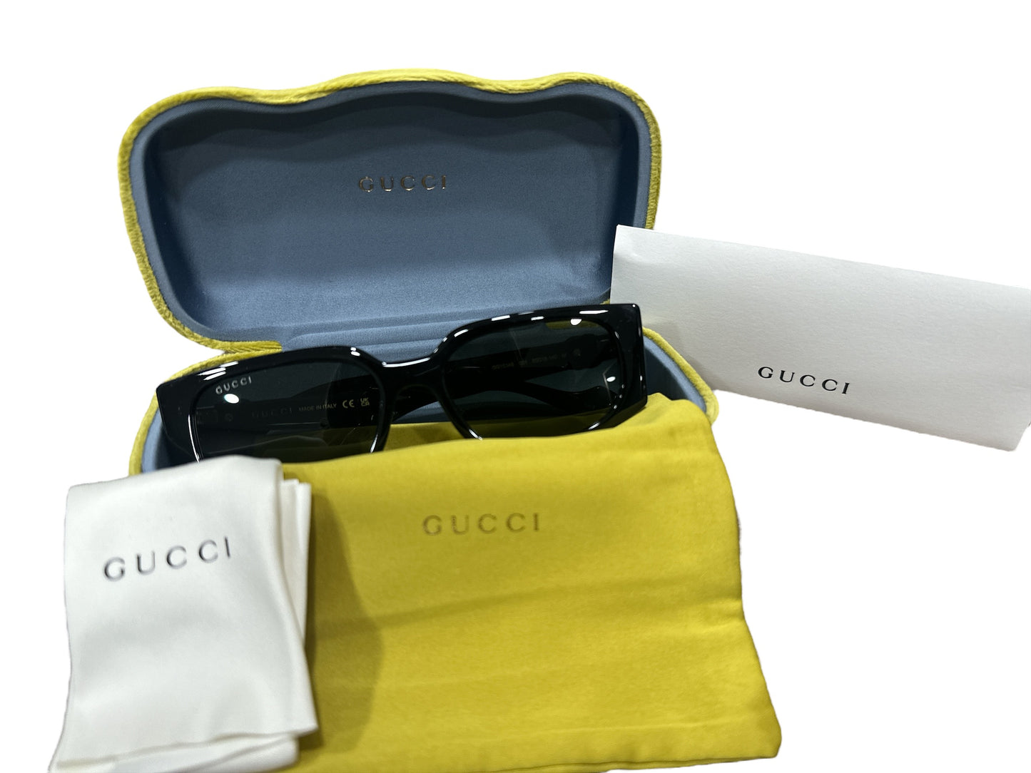 GG Generation Light 55MM Rectangular Sunglasses - Clairely Amazing