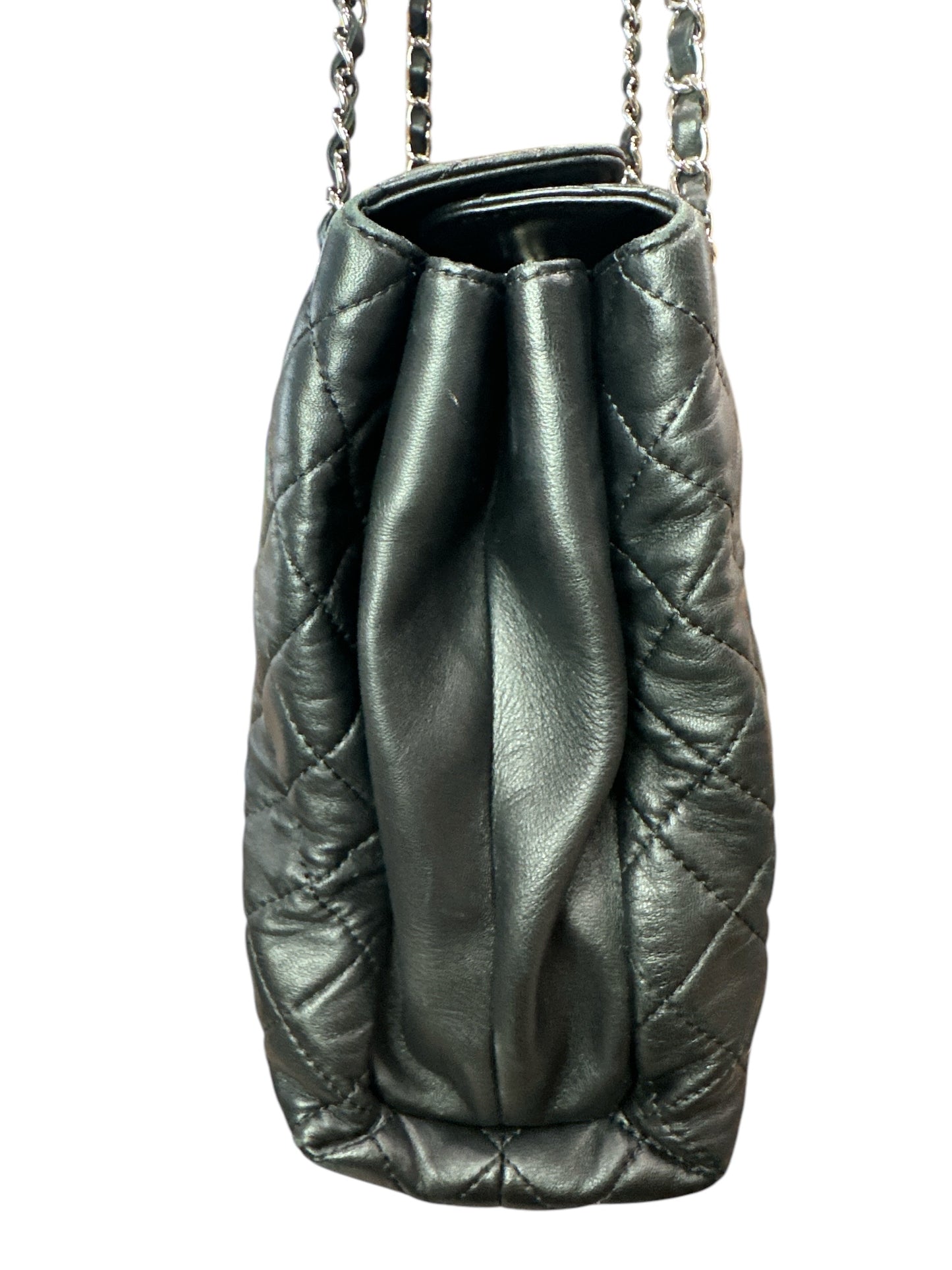 Chanel 3 Accordion Shopping Tote Quilted Lambskin - Clairely Amazing