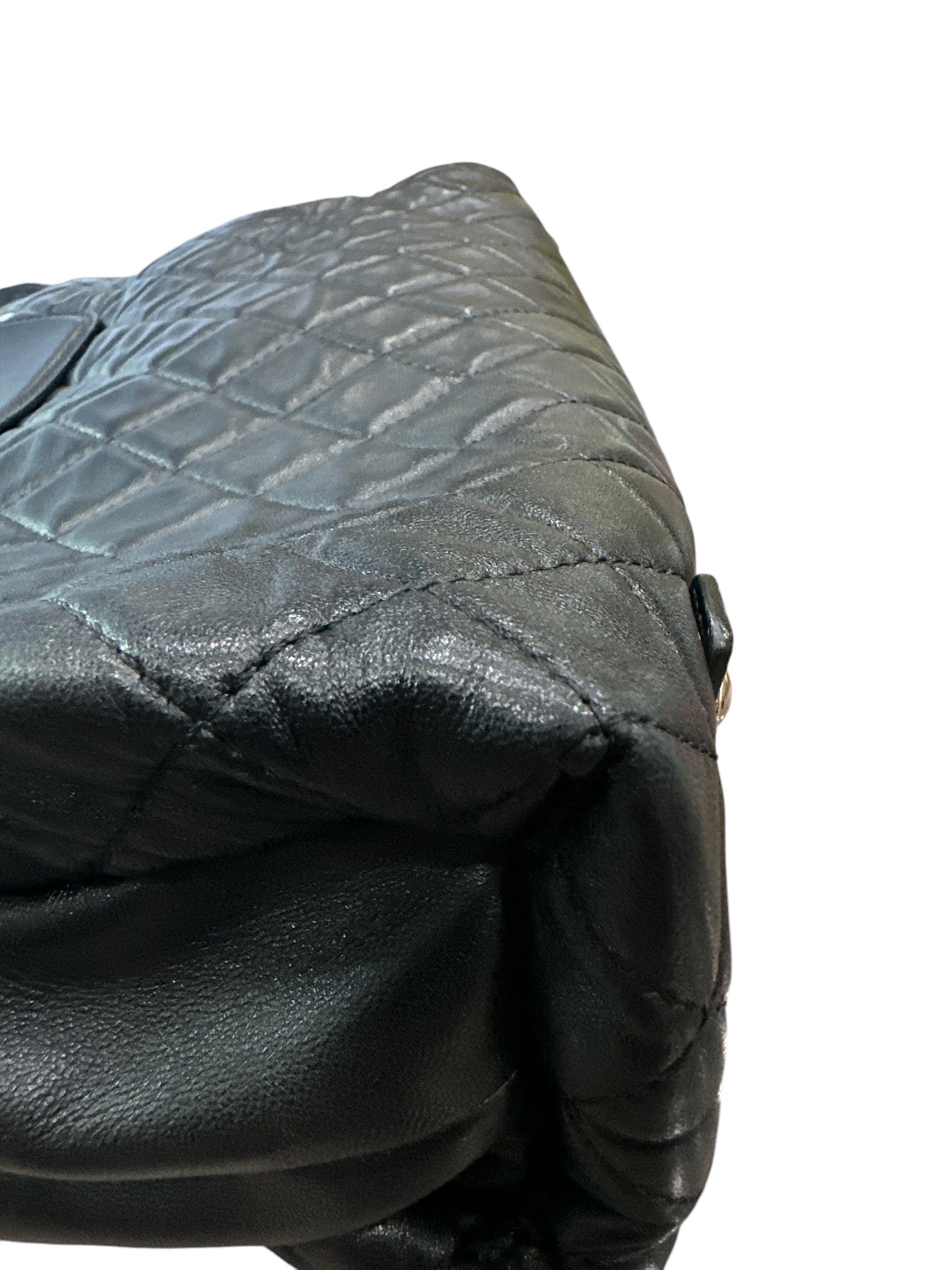 Chanel 3 Accordion Shopping Tote Quilted Lambskin - Clairely Amazing