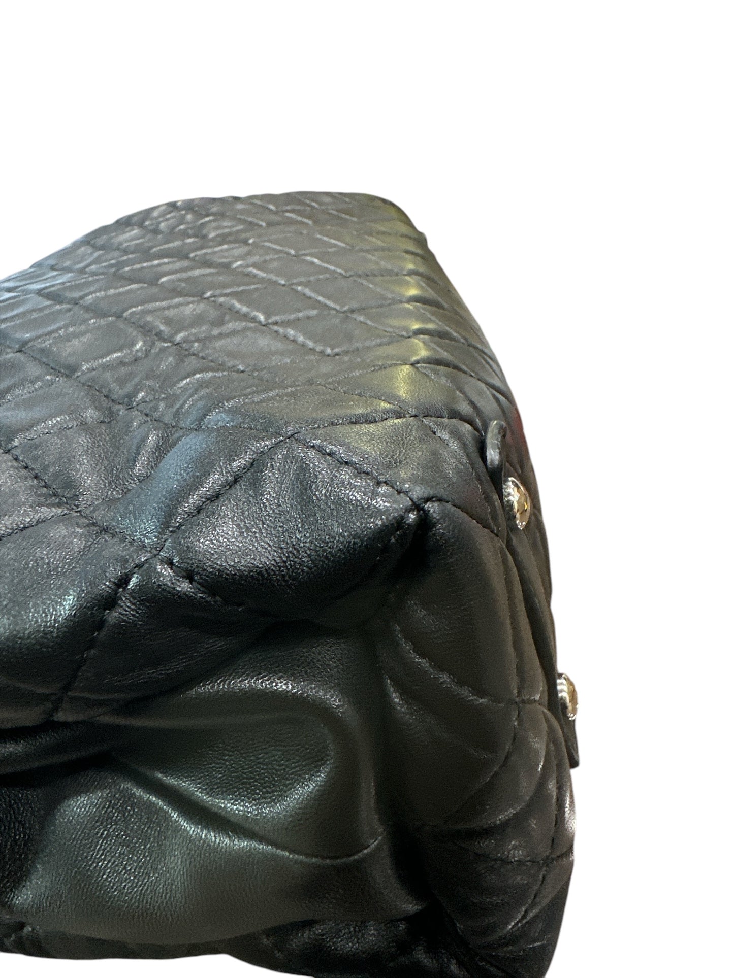 Chanel 3 Accordion Shopping Tote Quilted Lambskin - Clairely Amazing