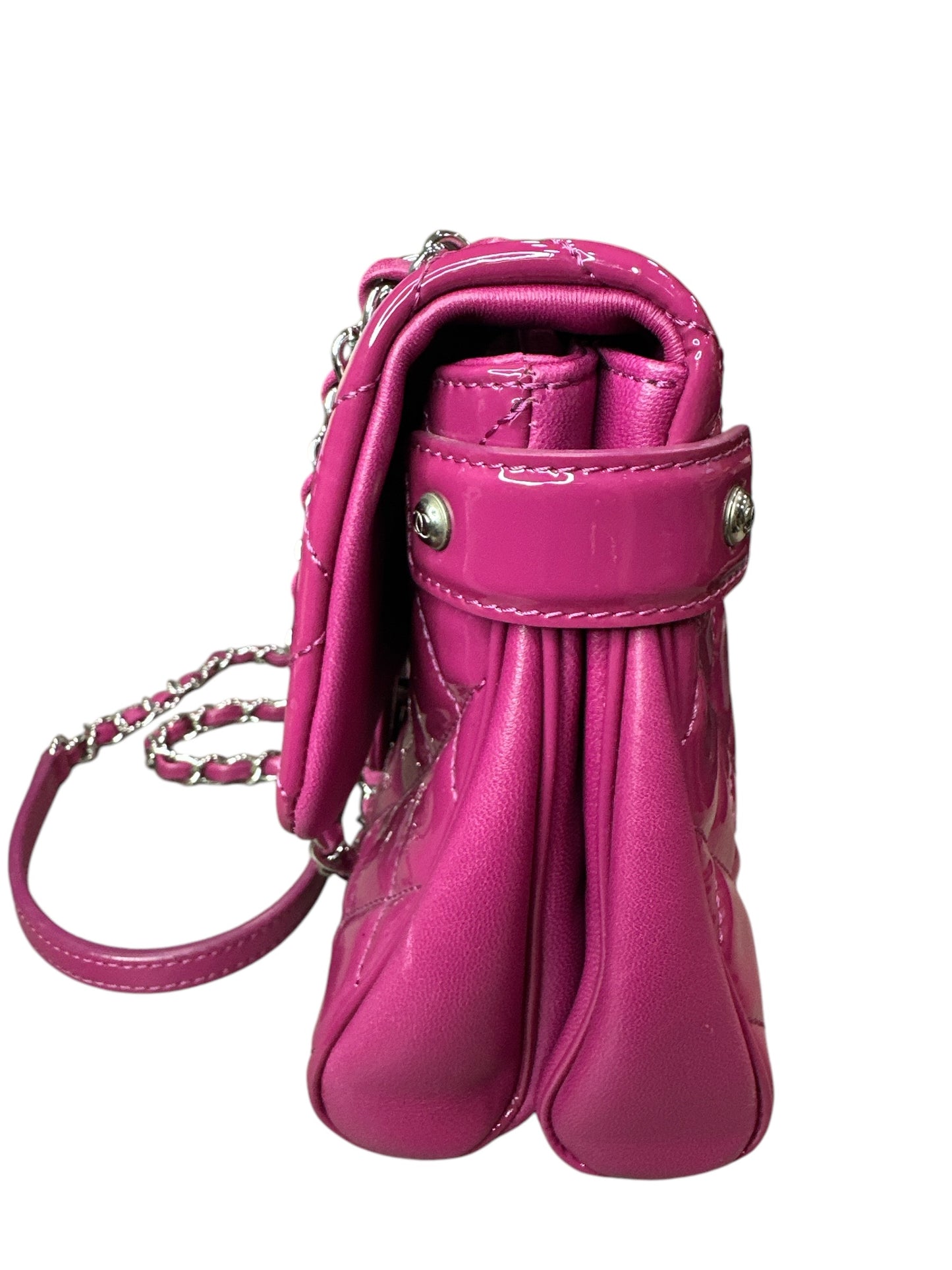 Chanel Double Compartment Flap Bag Quilted Patent Medium - Clairely Amazing