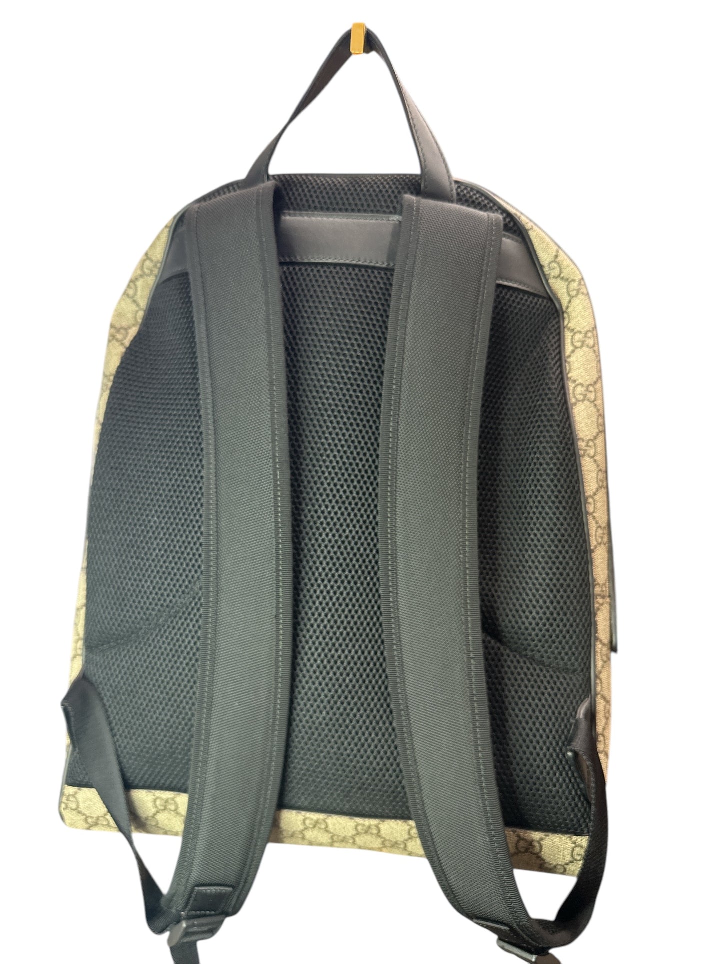 NEW Gucci Web Backpack GG coated Canvas Medium - Clairely Amazing