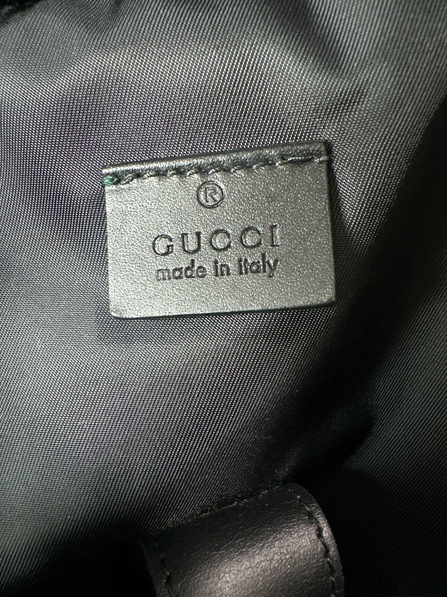 NEW Gucci Web Backpack GG coated Canvas Medium - Clairely Amazing