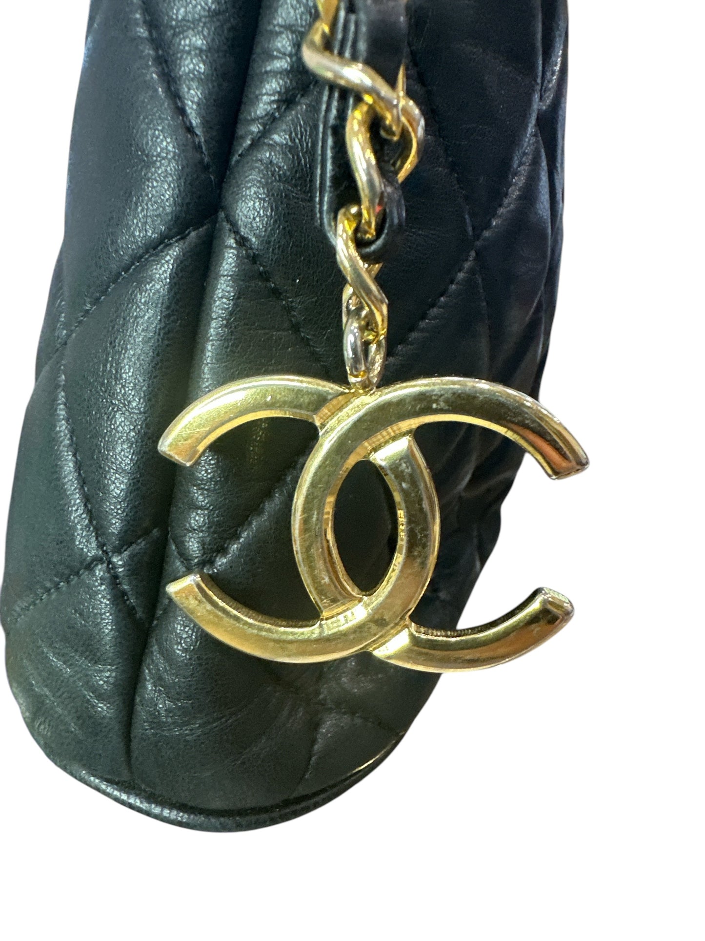 CHANEL Matelasse Shoulder Bag Leather Black - Clairely Amazing