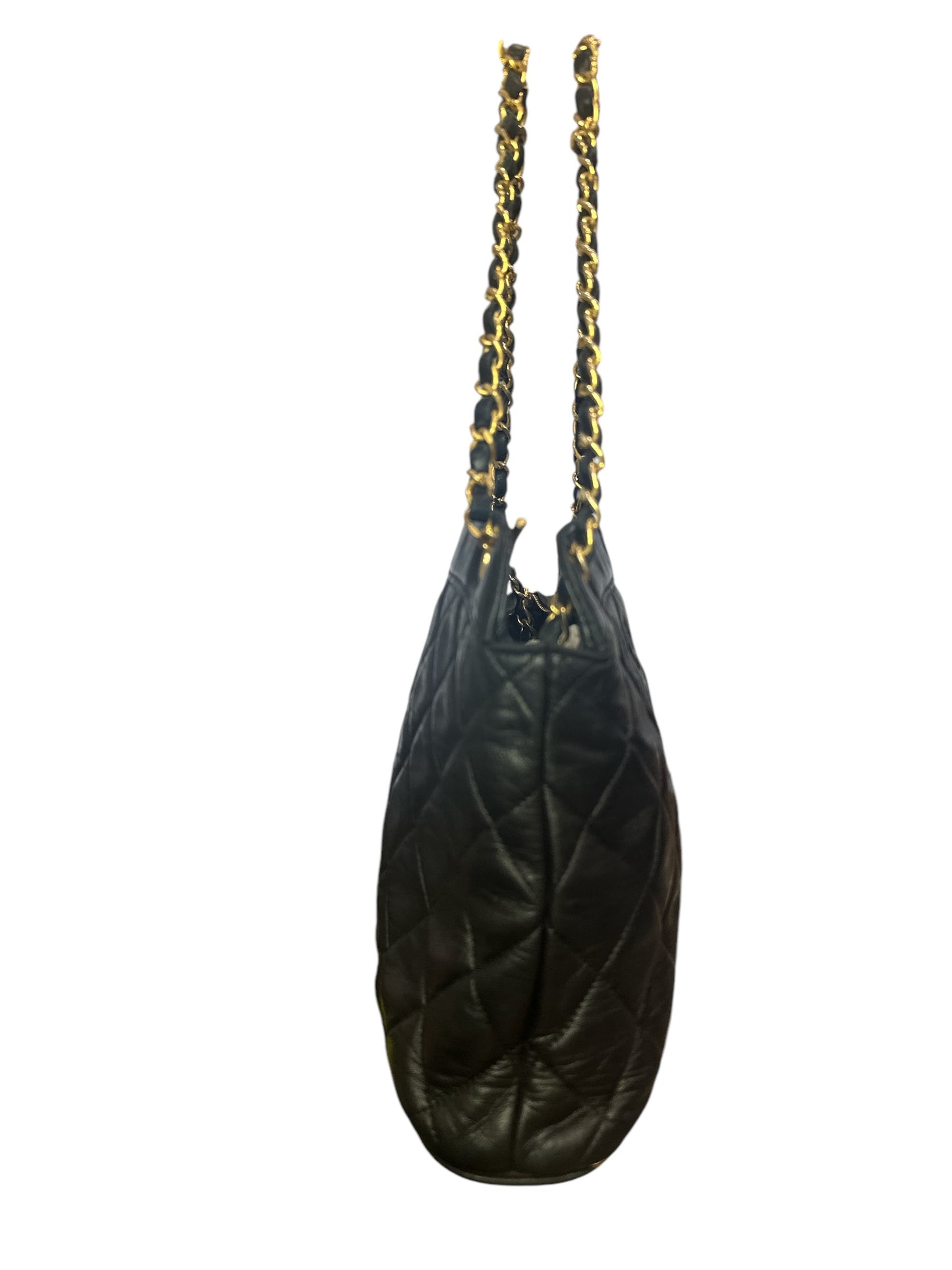 CHANEL Matelasse Shoulder Bag Leather Black - Clairely Amazing