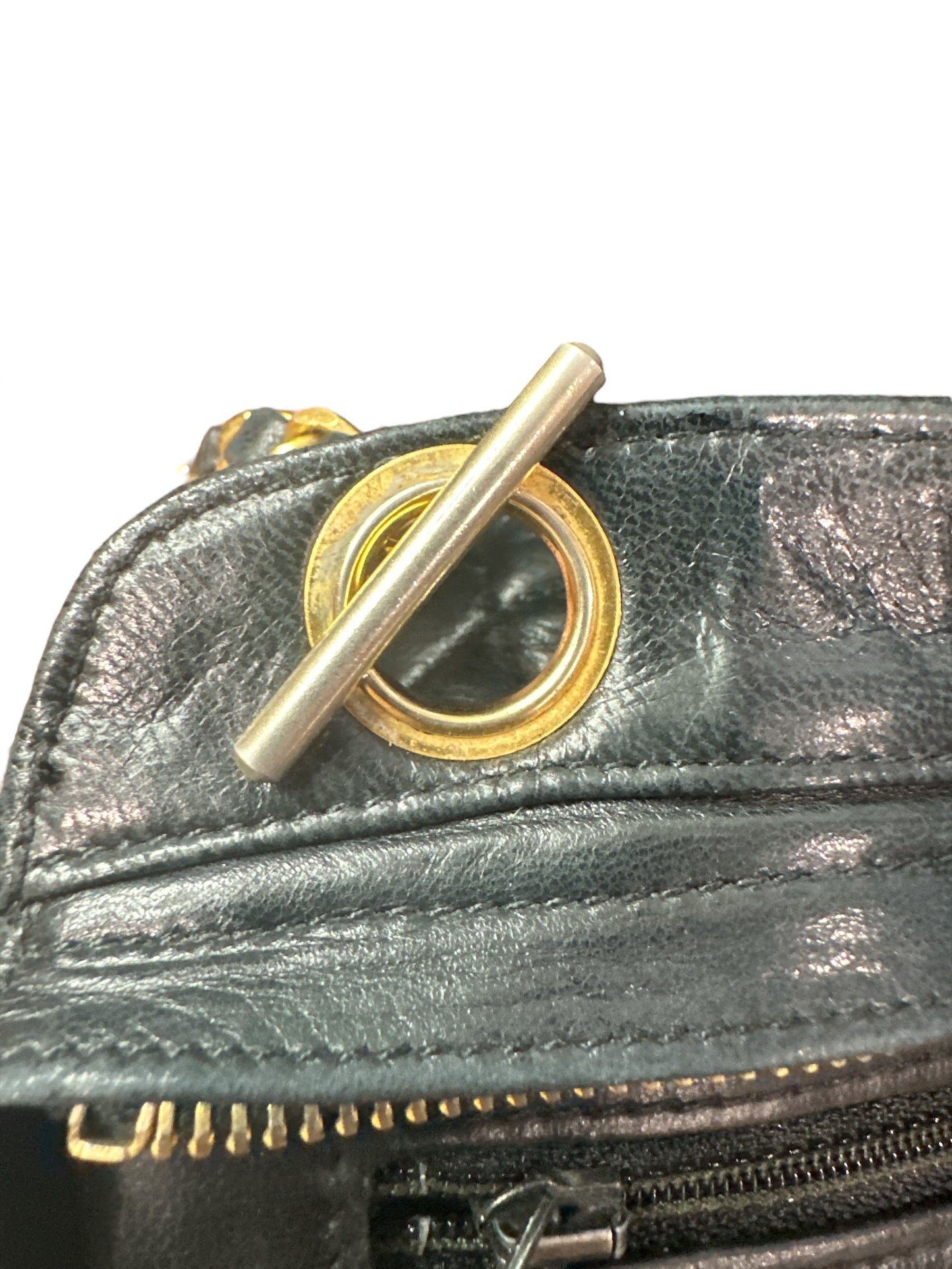 CHANEL Matelasse Shoulder Bag Leather Black - Clairely Amazing