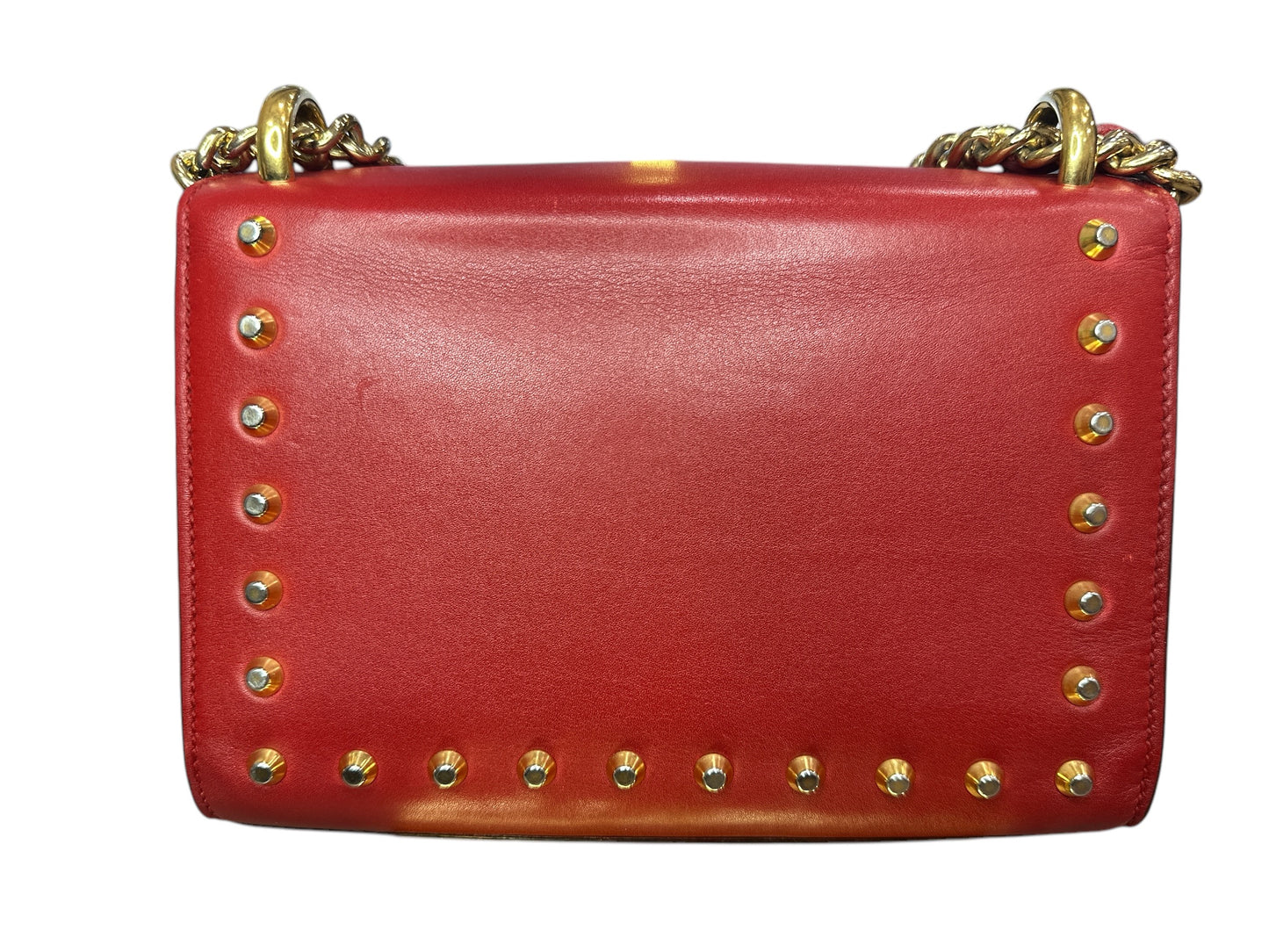 Gucci Pearly Padlock Studded Shoulder Bag - Clairely Amazing