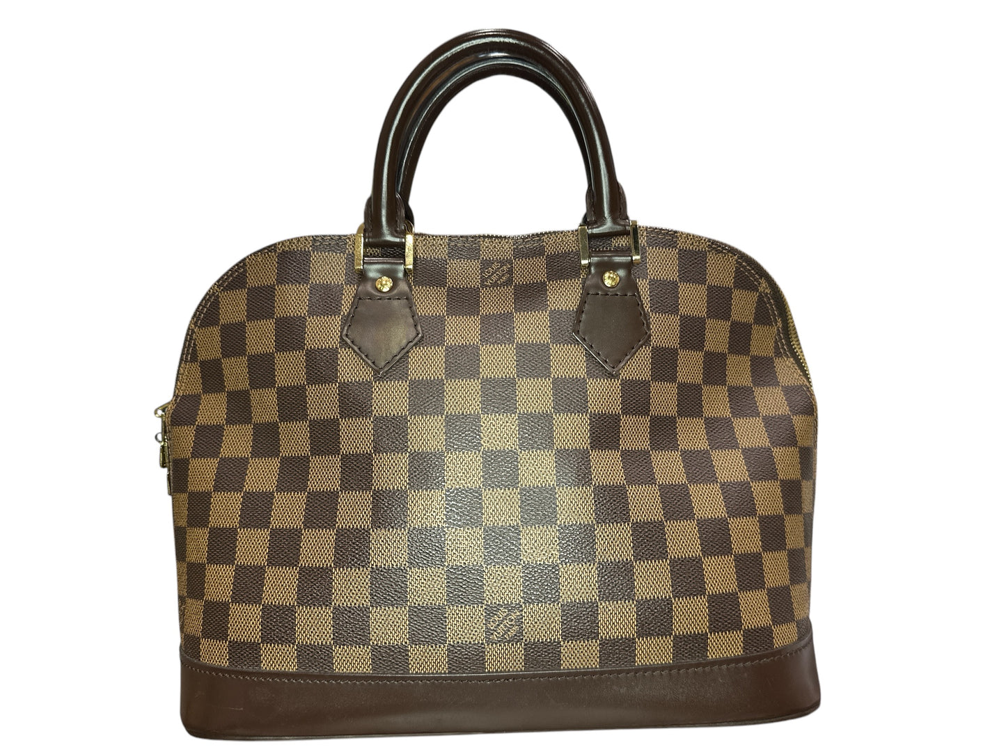 LOUIS VUITTON Damier Ebene Alma MM Bag - Clairely Amazing