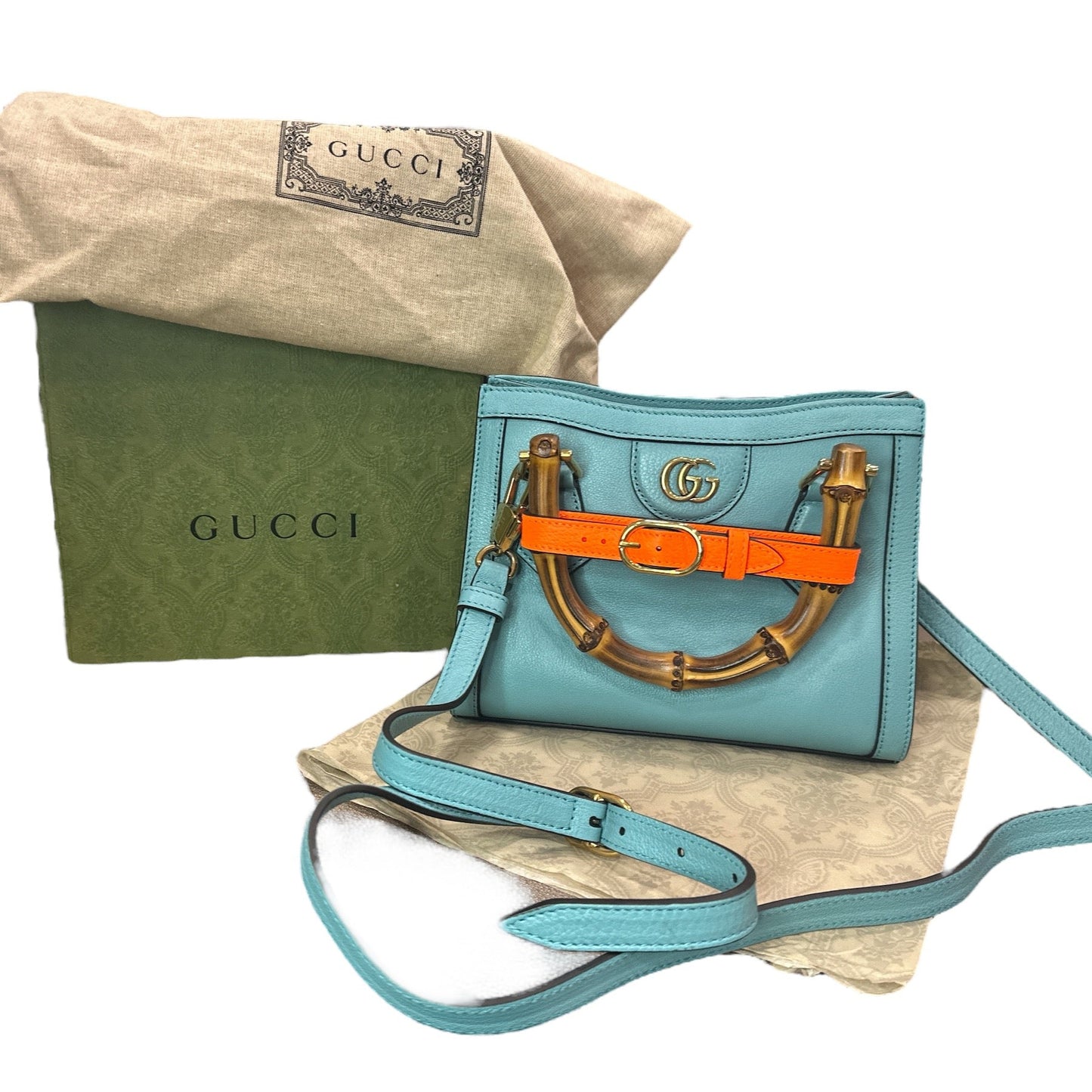 Gucci Bamboo Diana Mini - Clairely Amazing