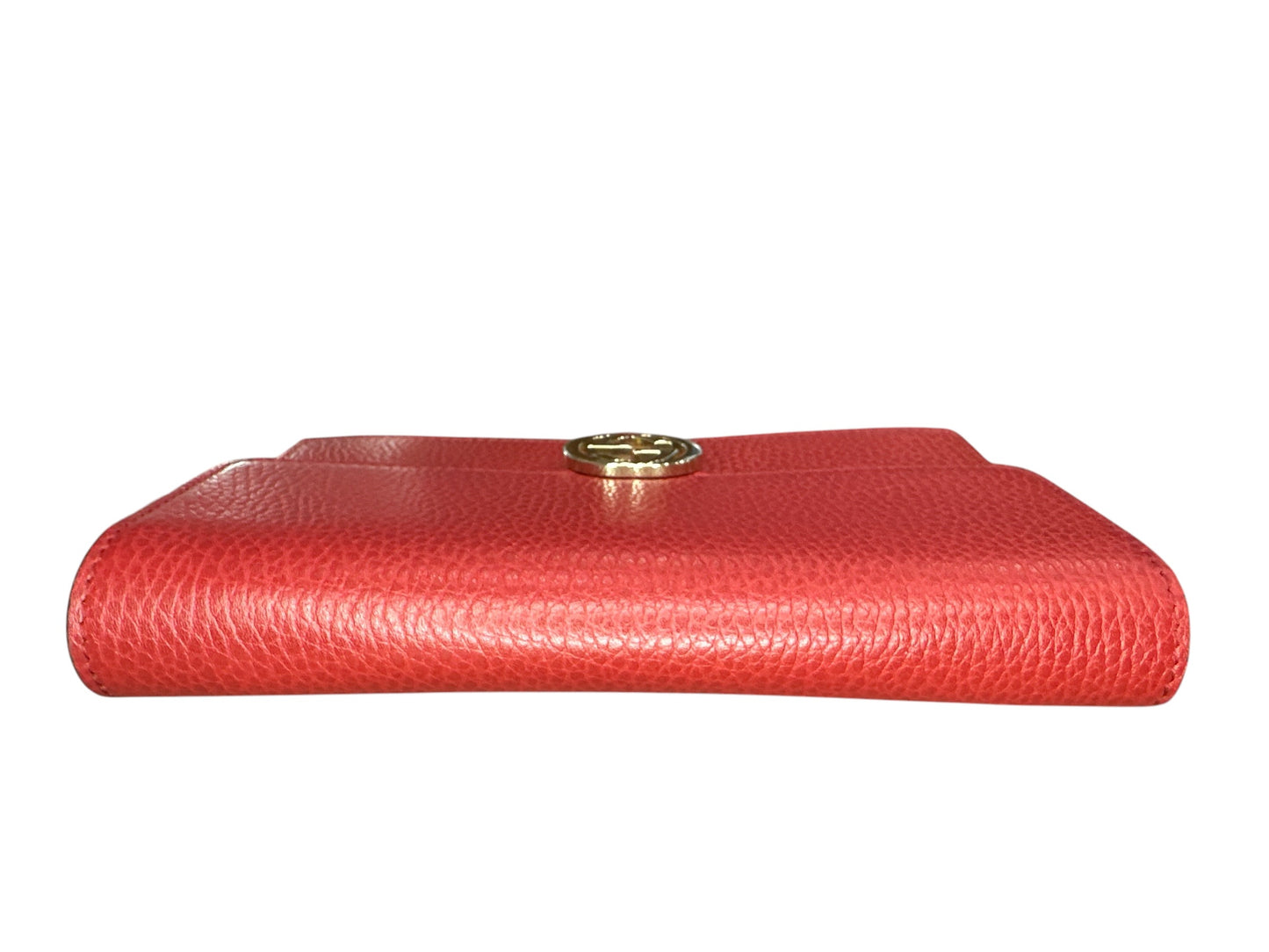 Gucci Red Leather Interlocking GG Crossbody - Clairely Amazing