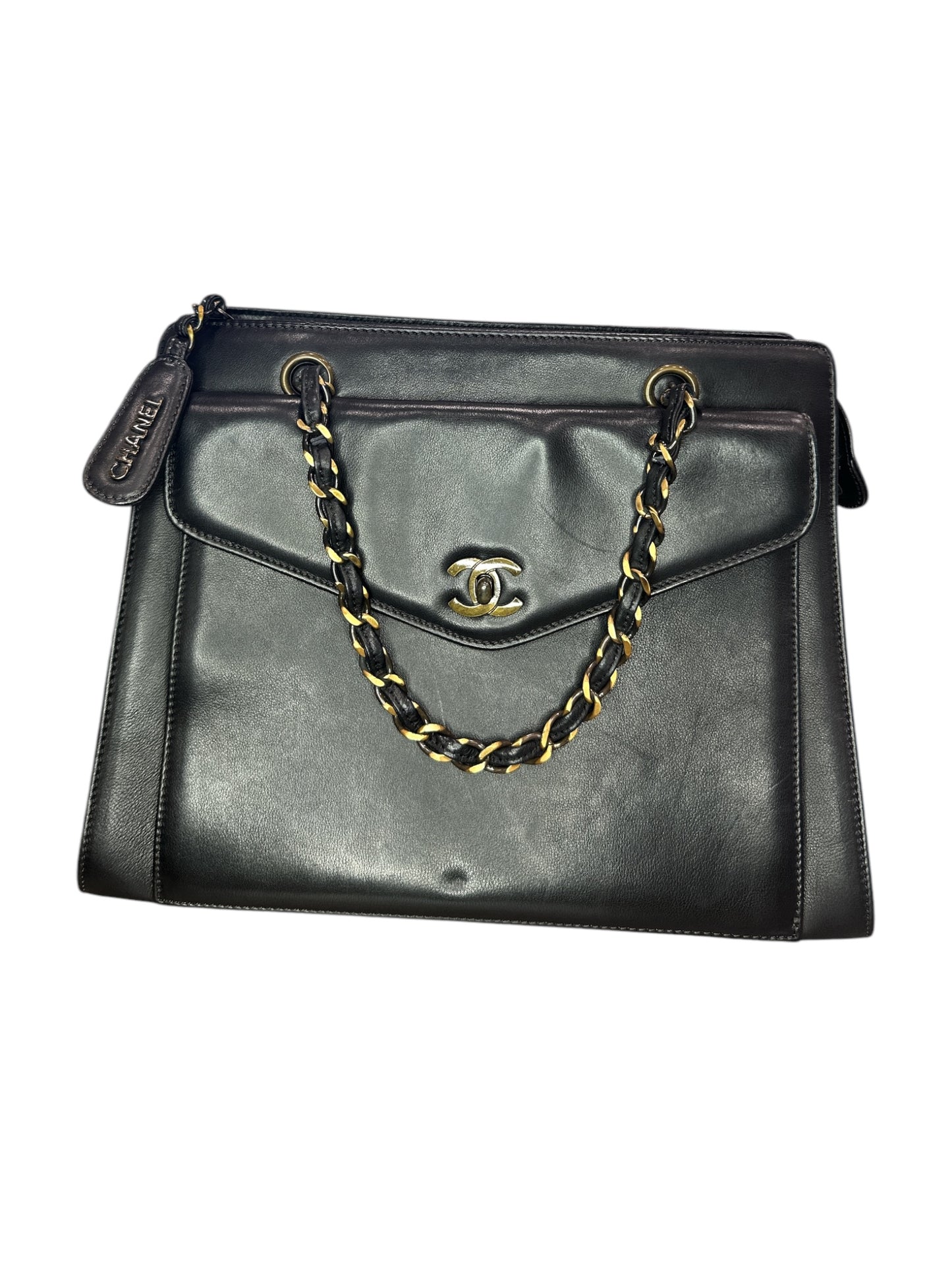 Chanel Caviar CC Shopper Tote Black - Clairely Amazing