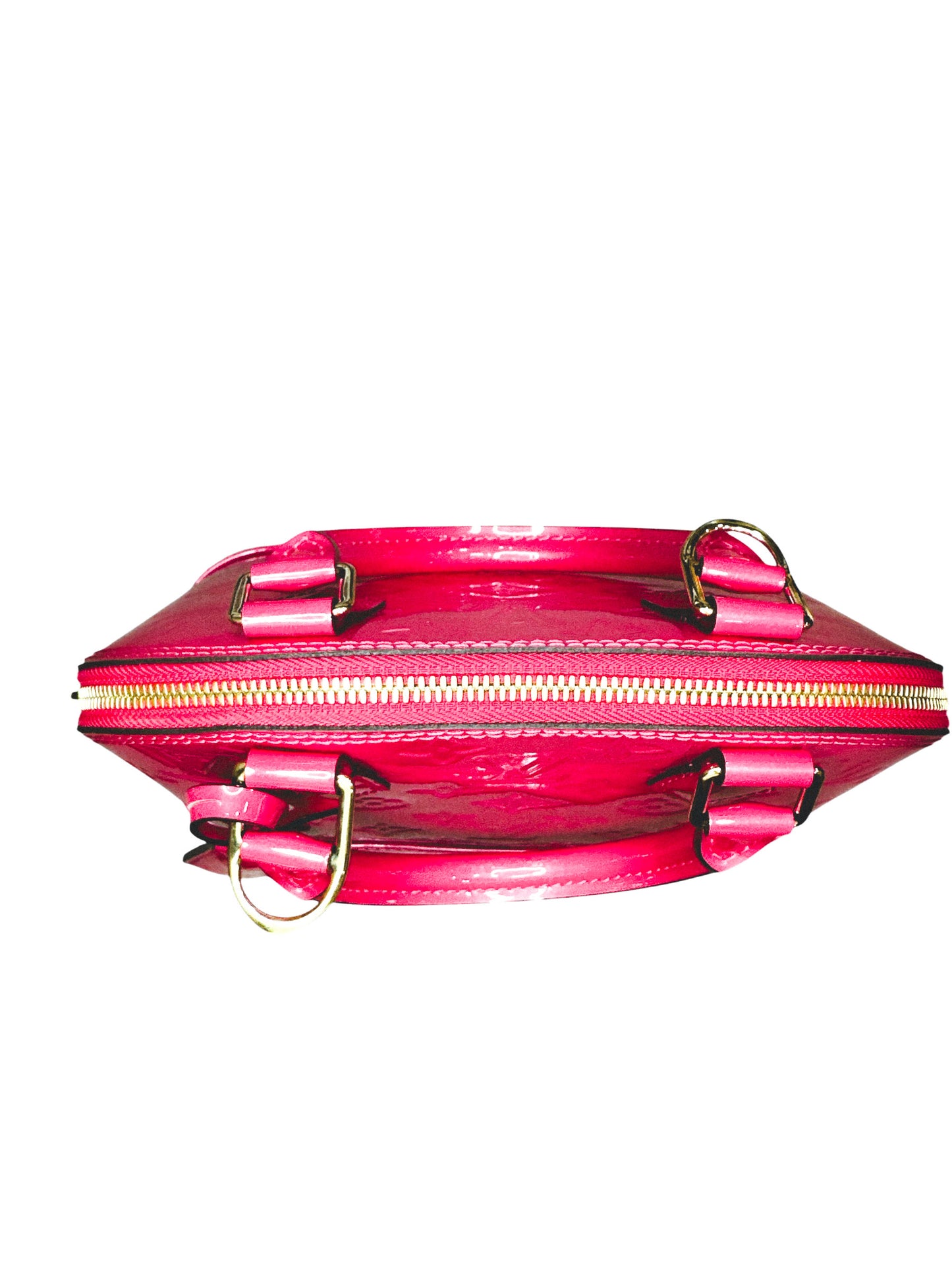 Louis Vuitton Vernis Alma BB Hot Pink FULL SET - Clairely Amazing