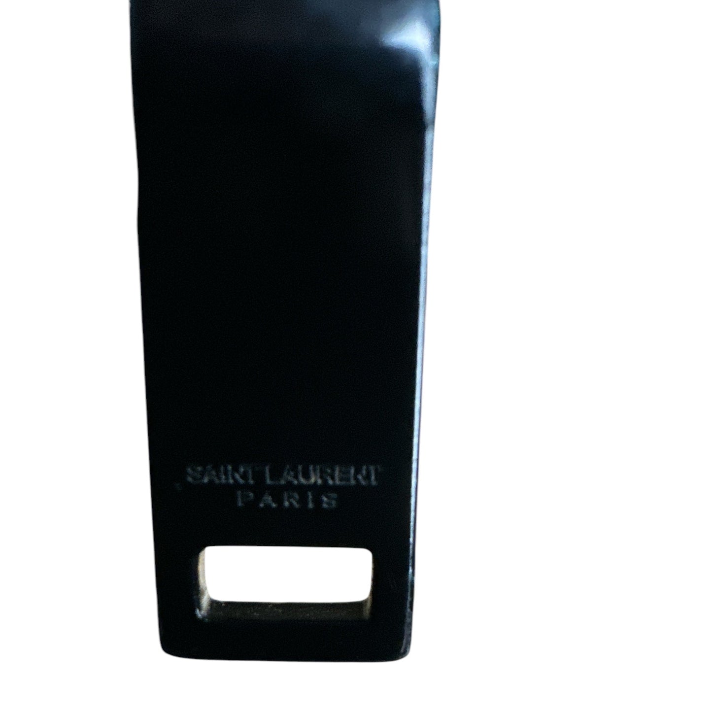 SAINT LAURENT
Calfskin Crocodile Embossed Zip Mini Tablet Sleeve Black - Clairely Amazing