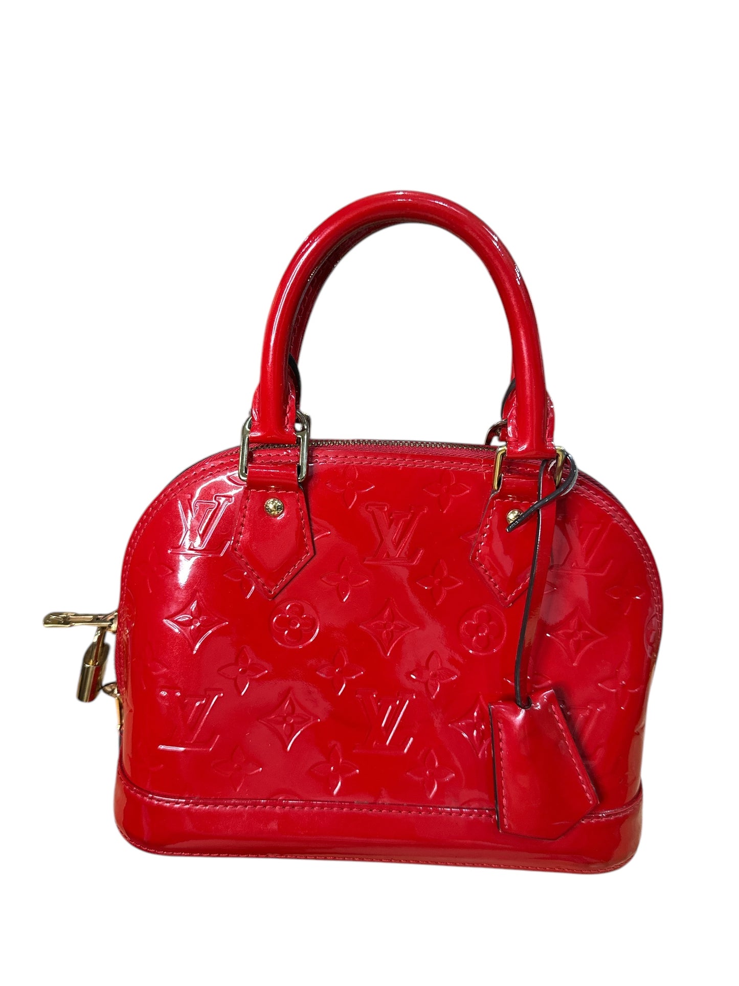 Louis Vuitton Vernis Alma BB RED - Clairely Amazing
