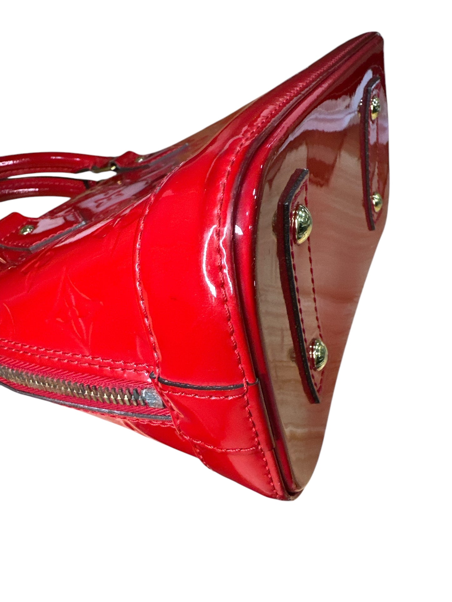 Louis Vuitton Vernis Alma BB RED - Clairely Amazing