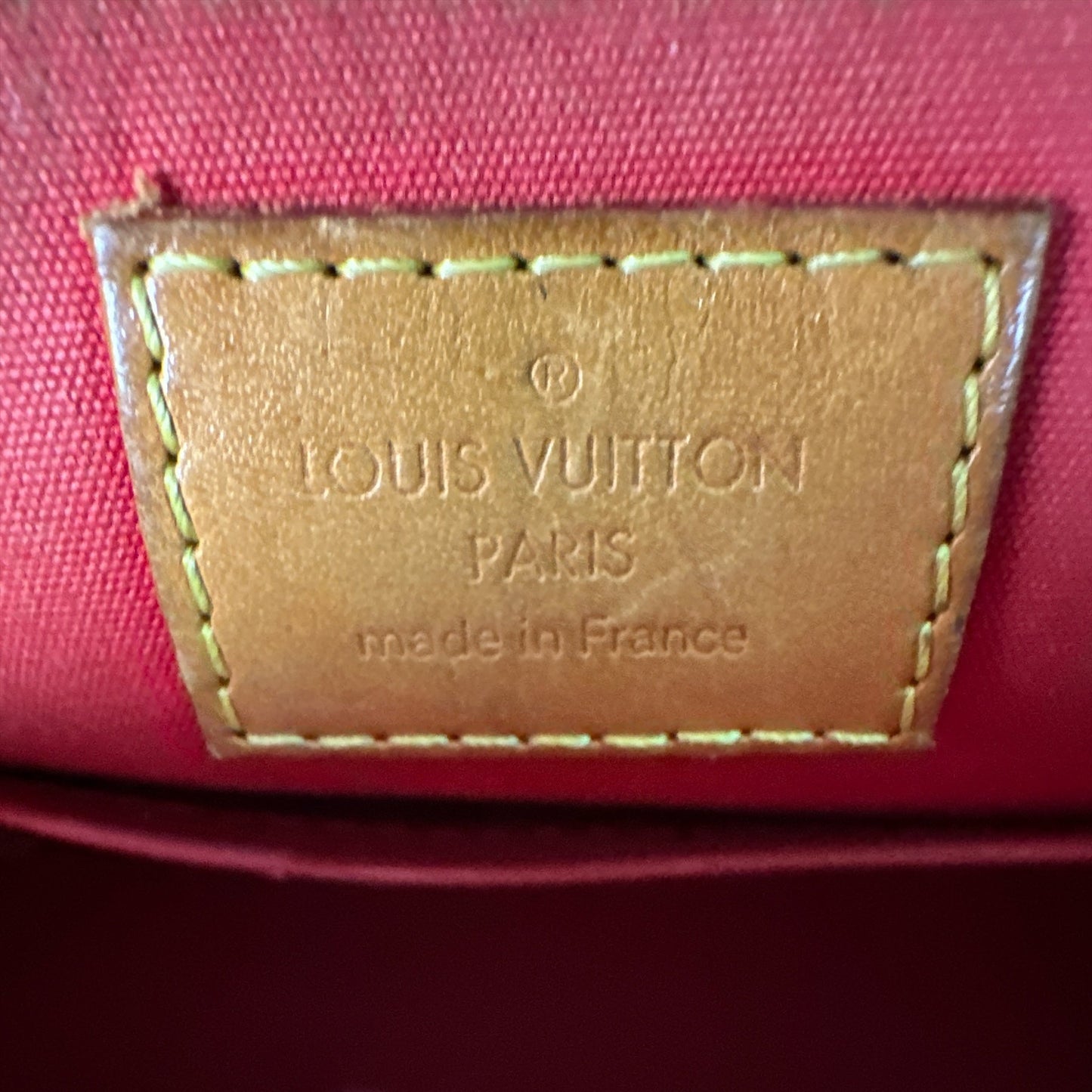 Louis Vuitton Vernis Alma BB RED - Clairely Amazing