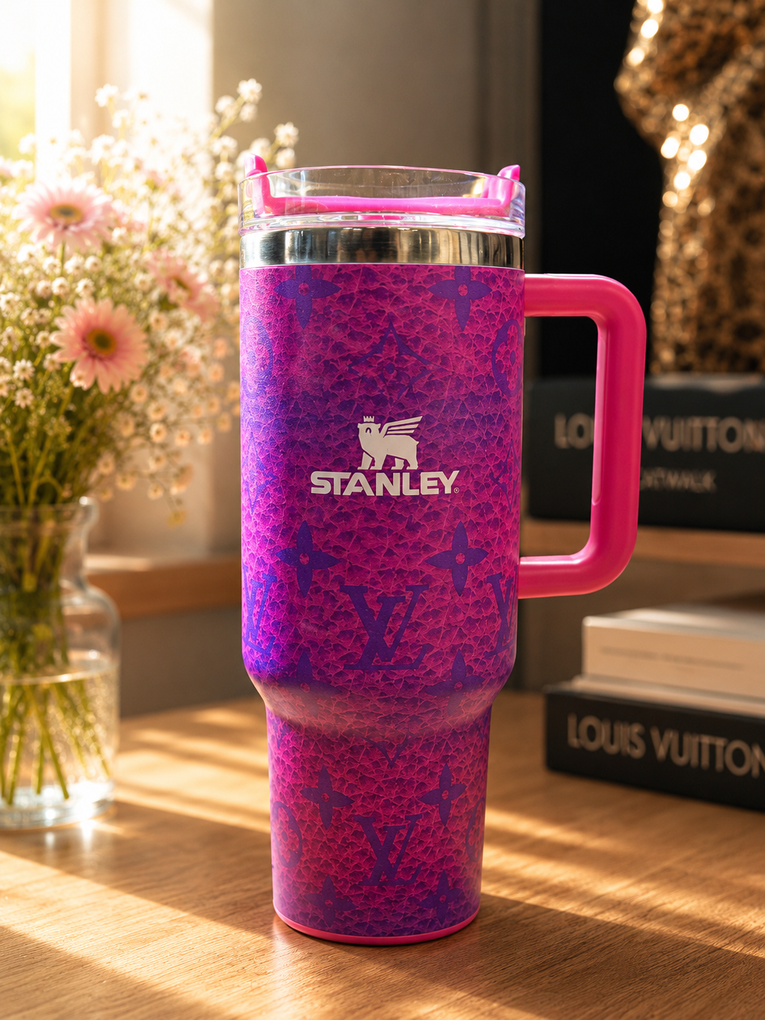 40 oz Fashion Tumblers – Luxury-Inspired Designs