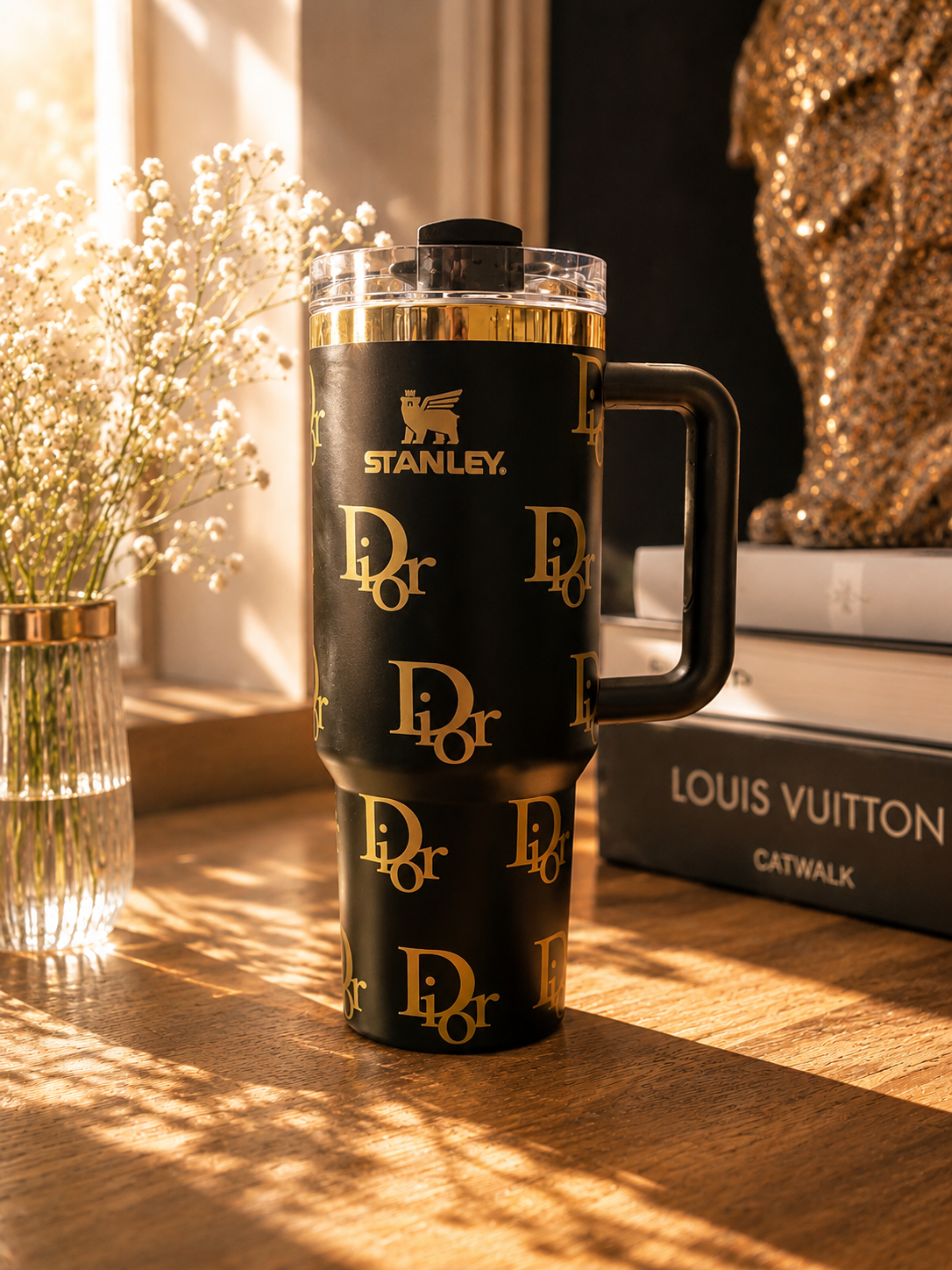 40 oz Fashion Tumblers – Luxury-Inspired Designs