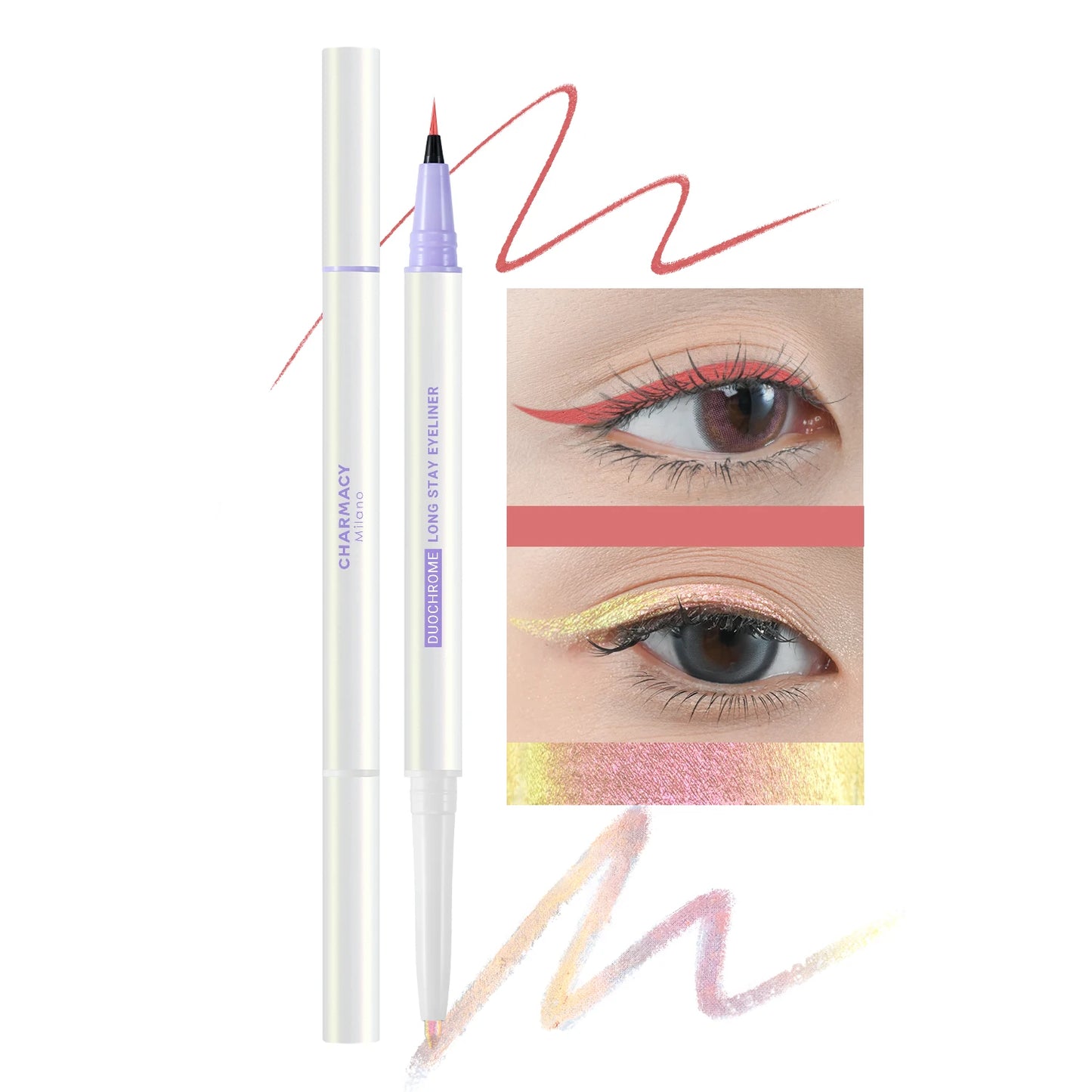 CHARMACY 2-in-1 Duochrome Eyeliner Gel Pencil