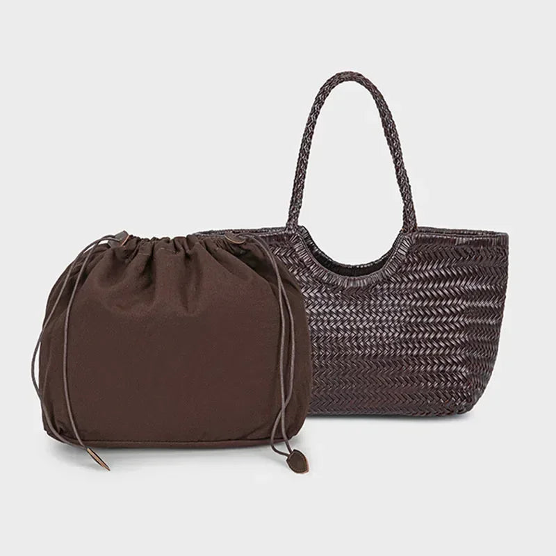 Genuine Leather Cowhide Tote Bag