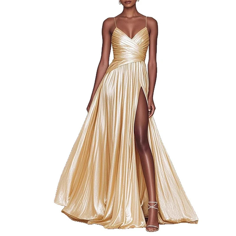 Luxury High Split Dress