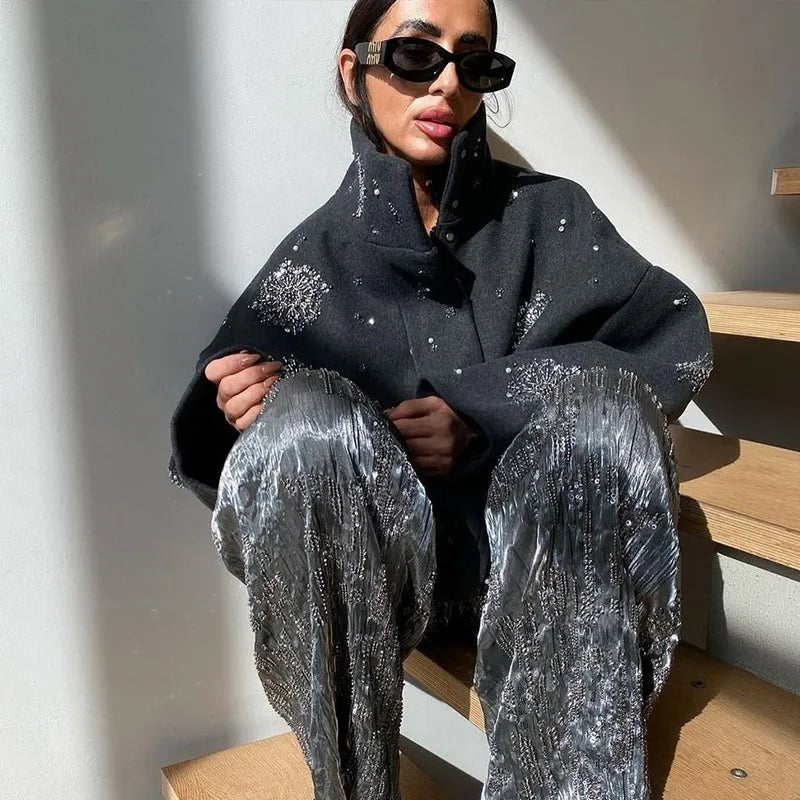 Embroidered Loose Jacket