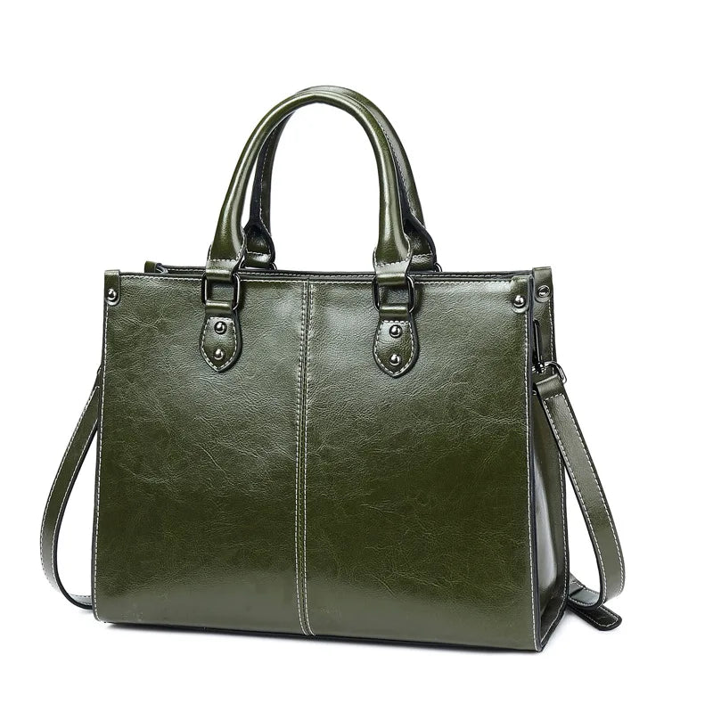 Genuine Leather Tote Bag