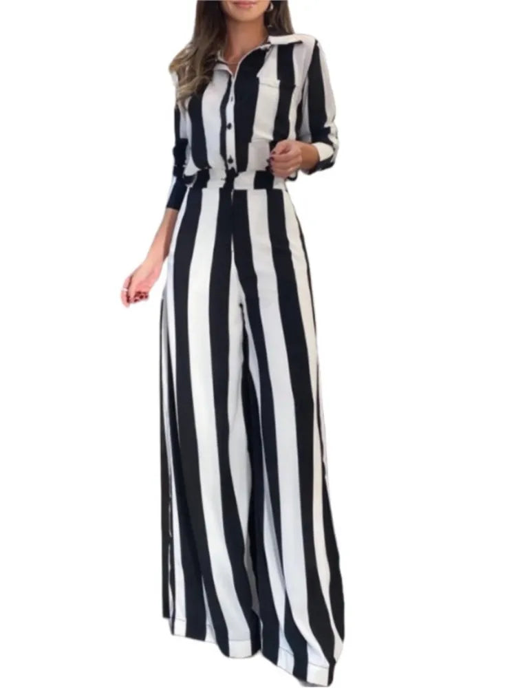 Striped Two-Piece Set