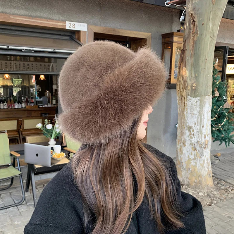 Women’s Faux Mink Fur Hat
