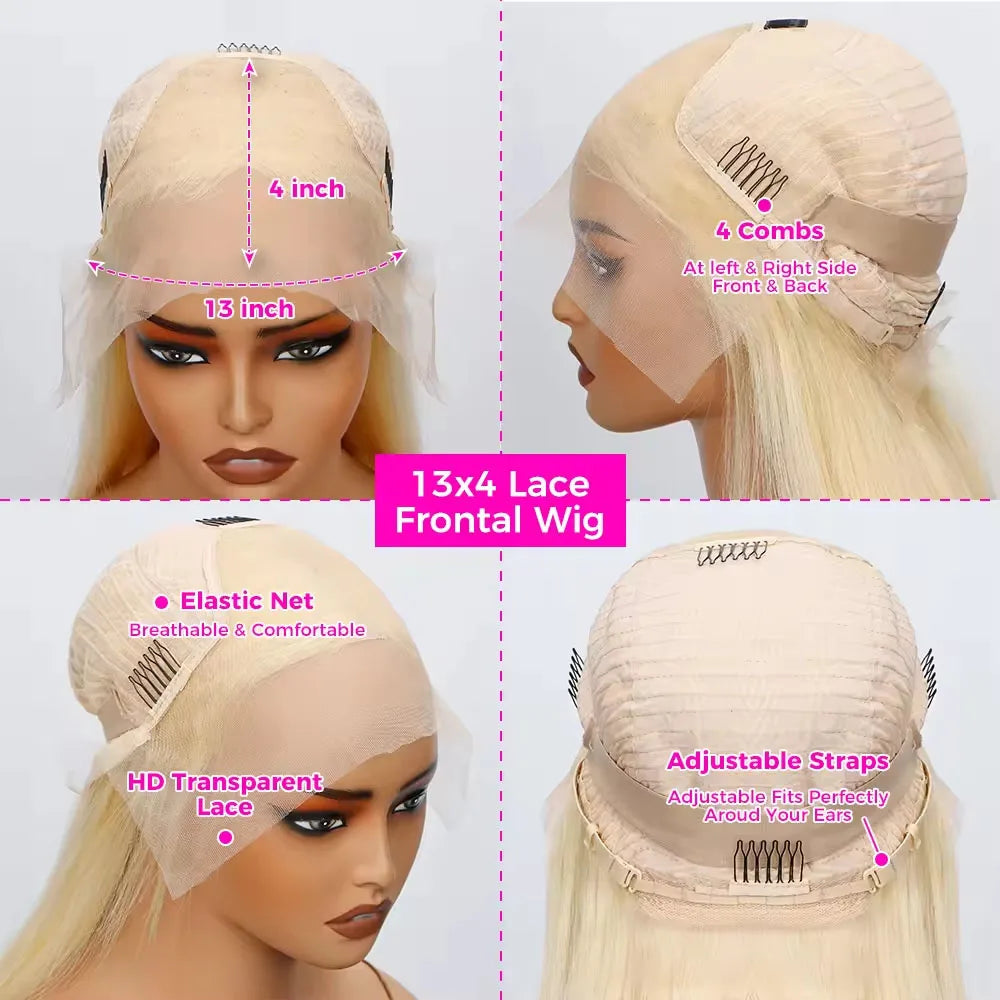 Short Straight Frontal Wig
