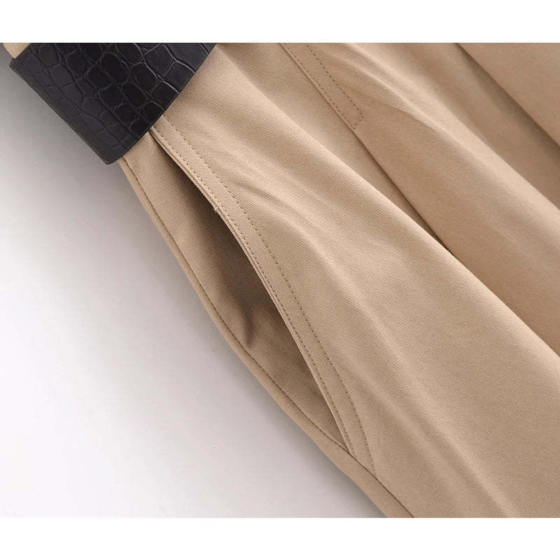 Pleated Belted Midi Dress