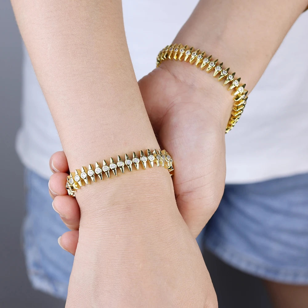 CZ Spike Bracelet