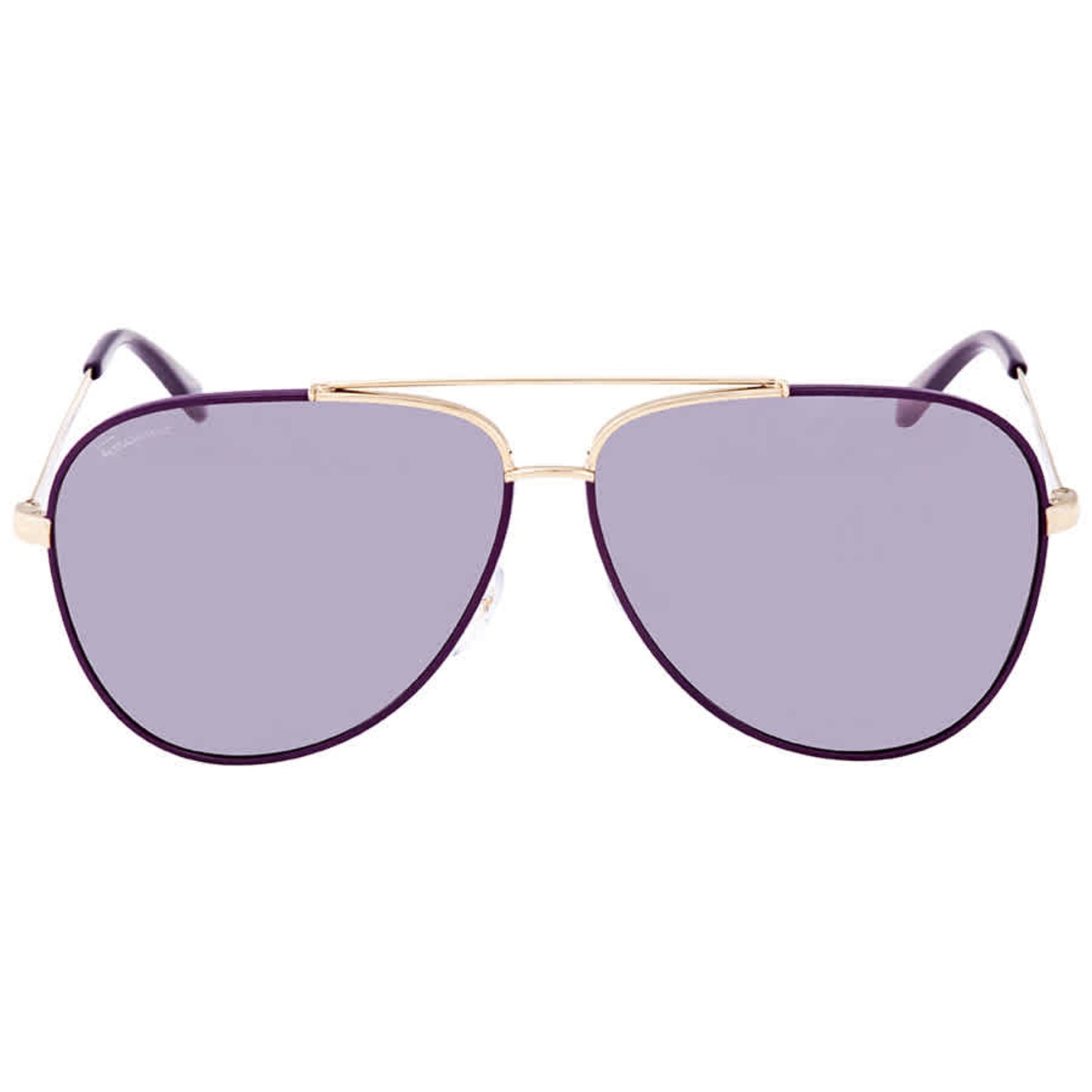 Salvatore Ferragamo Purple Aviator Sunglasses - Clairely Amazing