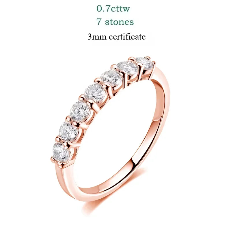 3mm Moissanite Silver Ring