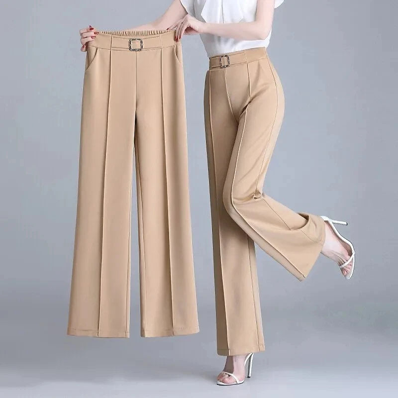 High Waist Wide-Leg Pants