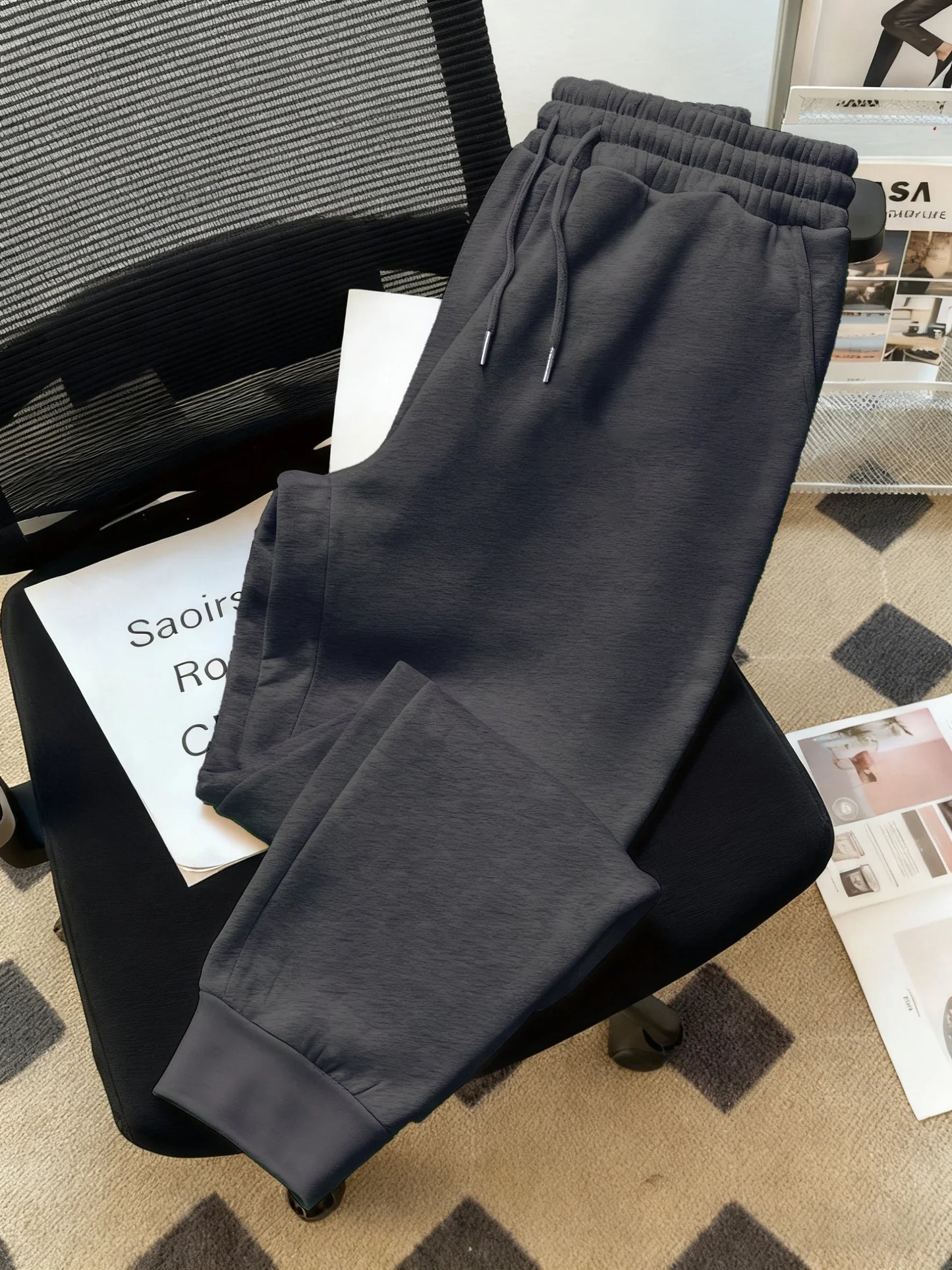 Solid fleece sweatpants