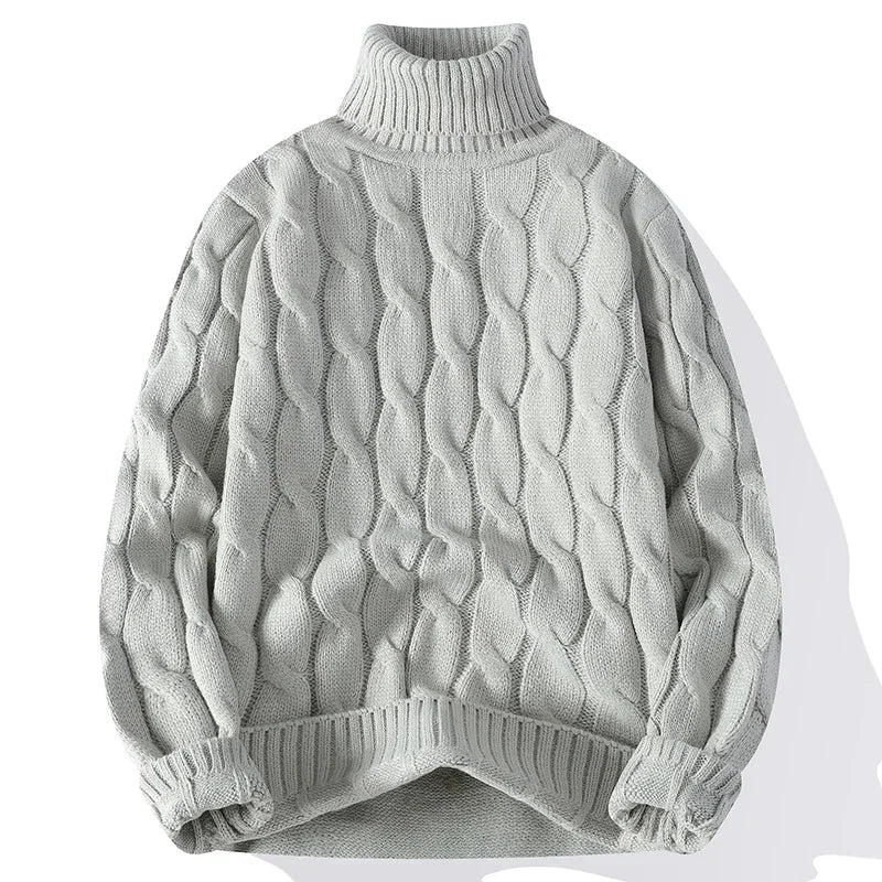 Men’s Turtleneck Knit Sweater
